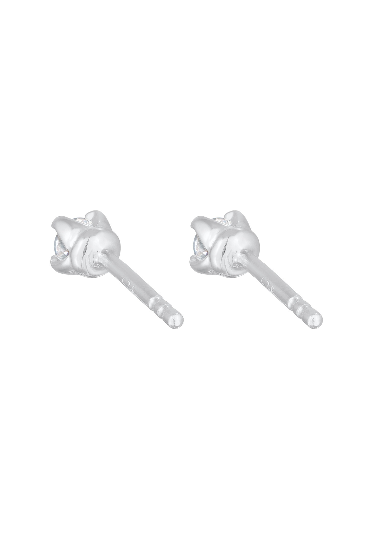 Elli Premium Paar Ohrstecker »Ohrringe Ohrstecker Soliltär Mossanit 925 Silber«