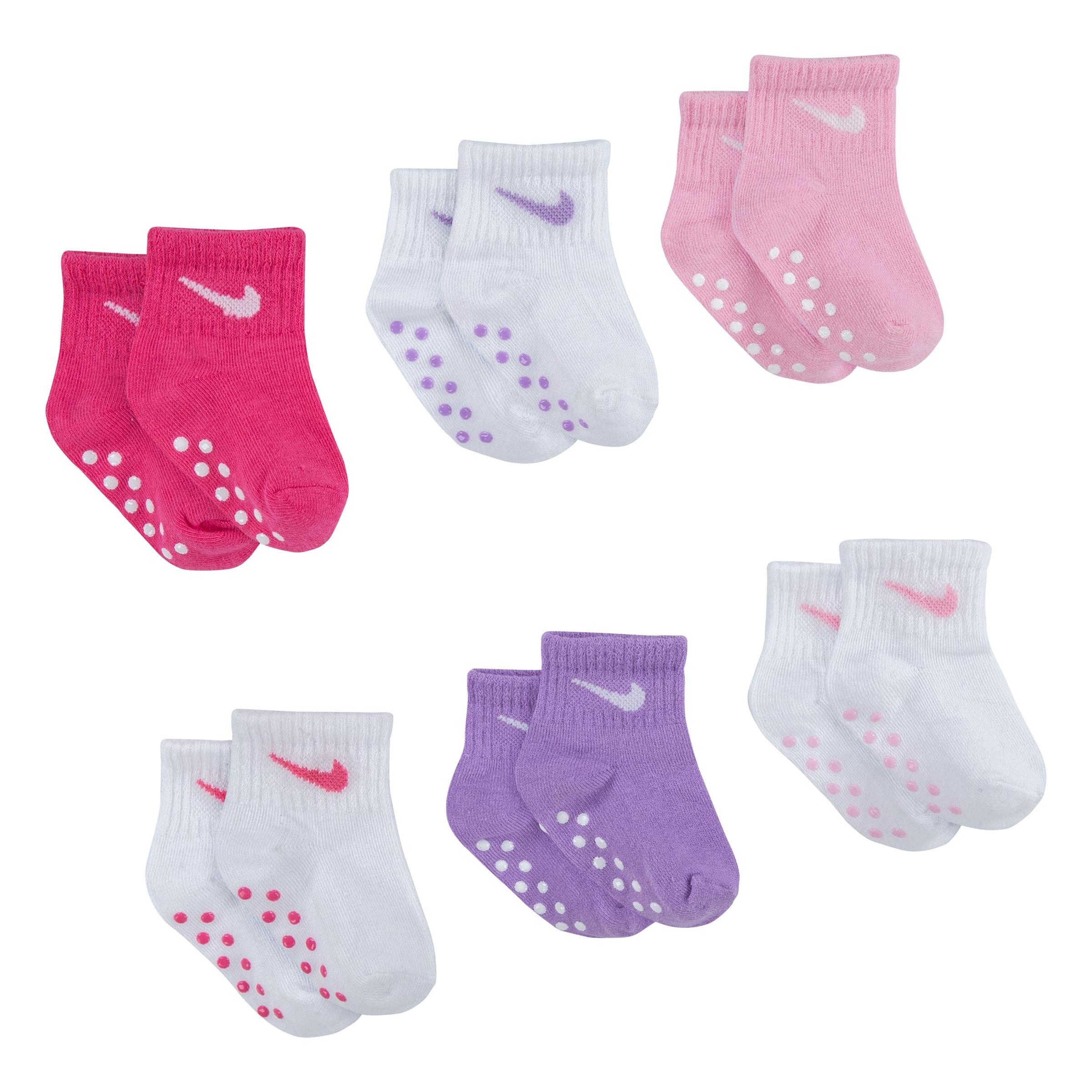 Nike Sportswear ABS-Socken »POP COLOR GRIPPER INFANT/TODDLER AN« Set, 6 Stk. tlg. für Babys, im 6er-Set