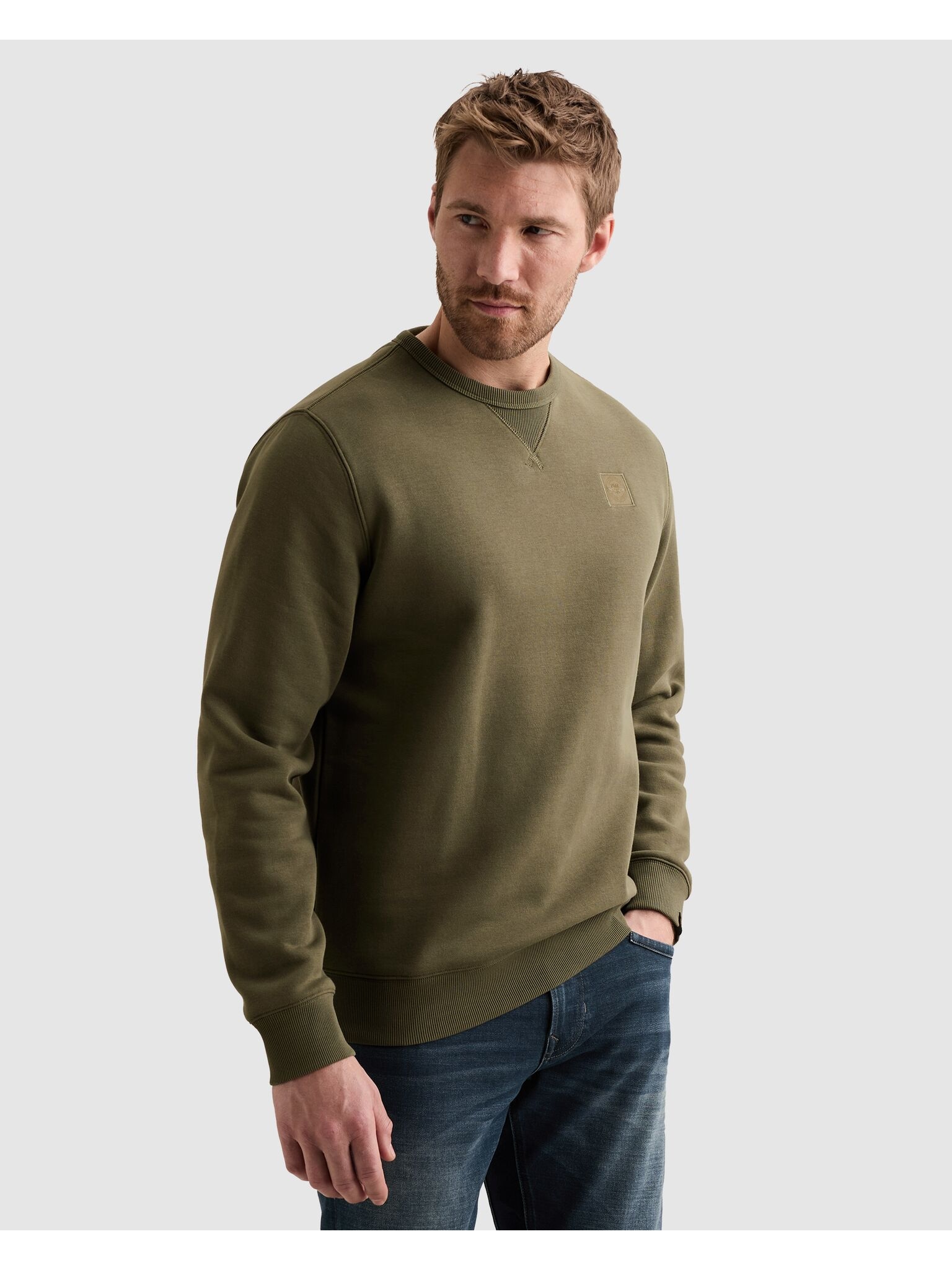PME LEGEND Sweatshirt , Kleine Passe am Ausschnitt
