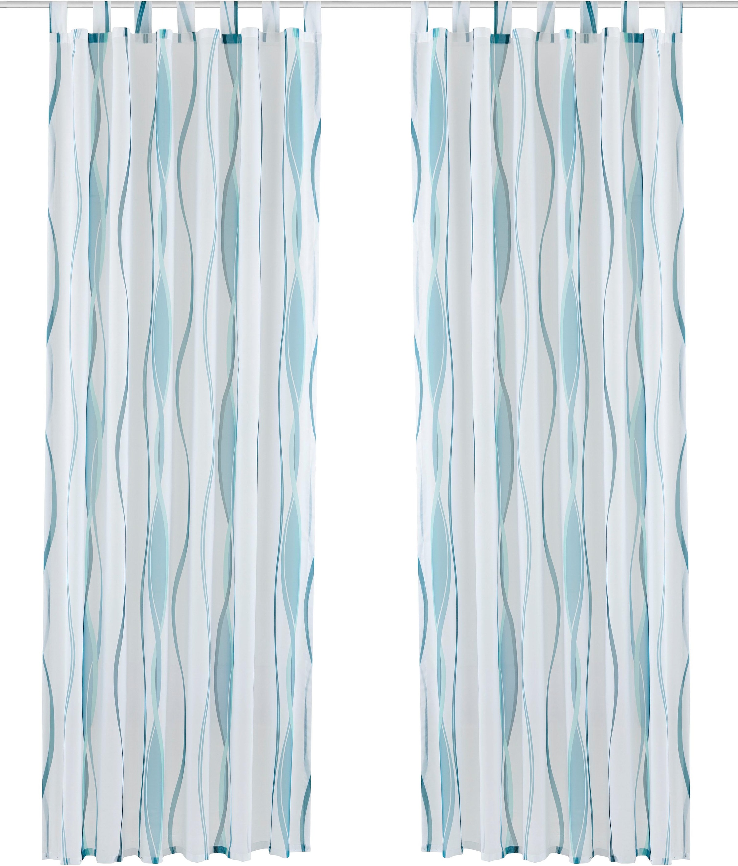 my home Gardine Polyester transparent, Voile, 2-er (2 OTTO im St.), Shop »DIMONA«, Online bestellen Set