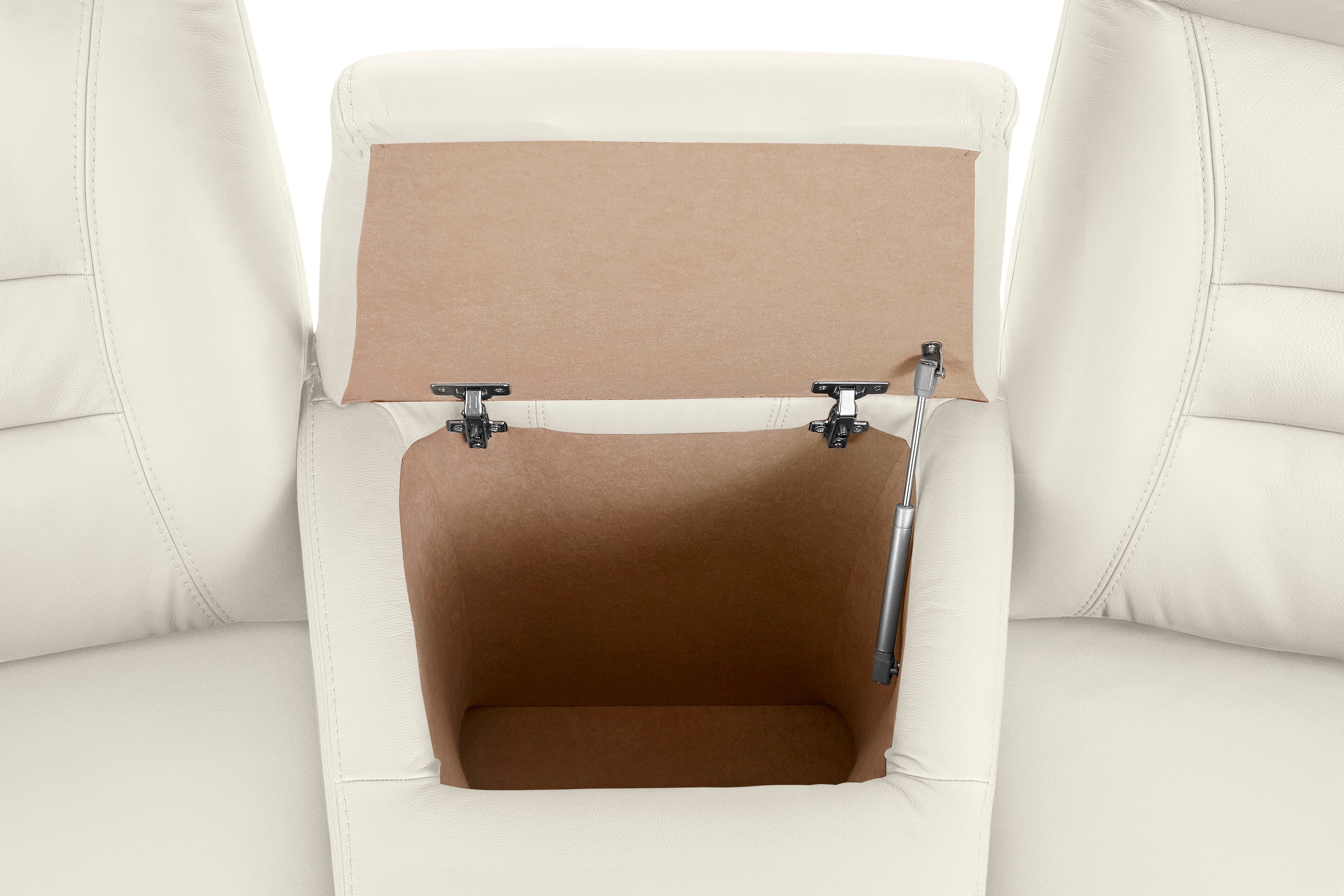 exxpo - sofa fashion 3-Sitzer »Ascoli, Kinosofa mit hohem Sitzkomfort, bequeme Armlehnen«, inkl. Relaxfunktion, Ablage und Staufach, hohe Rückenlehne