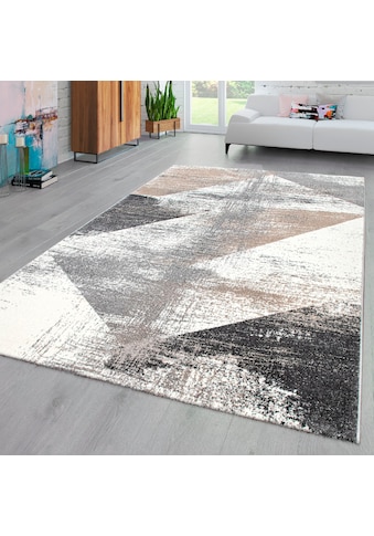 my home Teppich »Merova«, rechteckig, 17 mm Höhe, Kurzflor, modernes abstraktes... kaufen