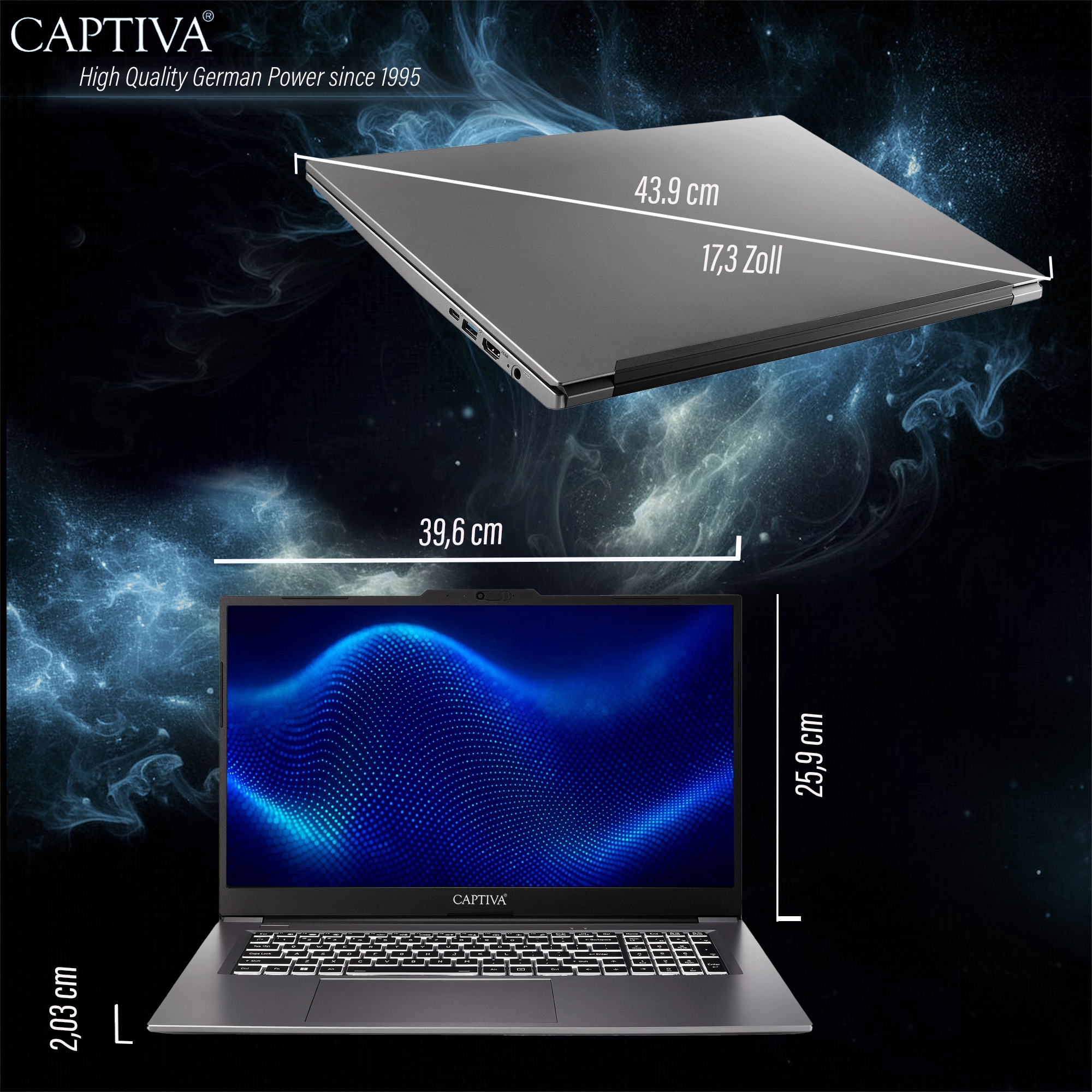 CAPTIVA Business-Notebook »Power Starter I99-130CH« Intel Core i5 500 GB SSD
