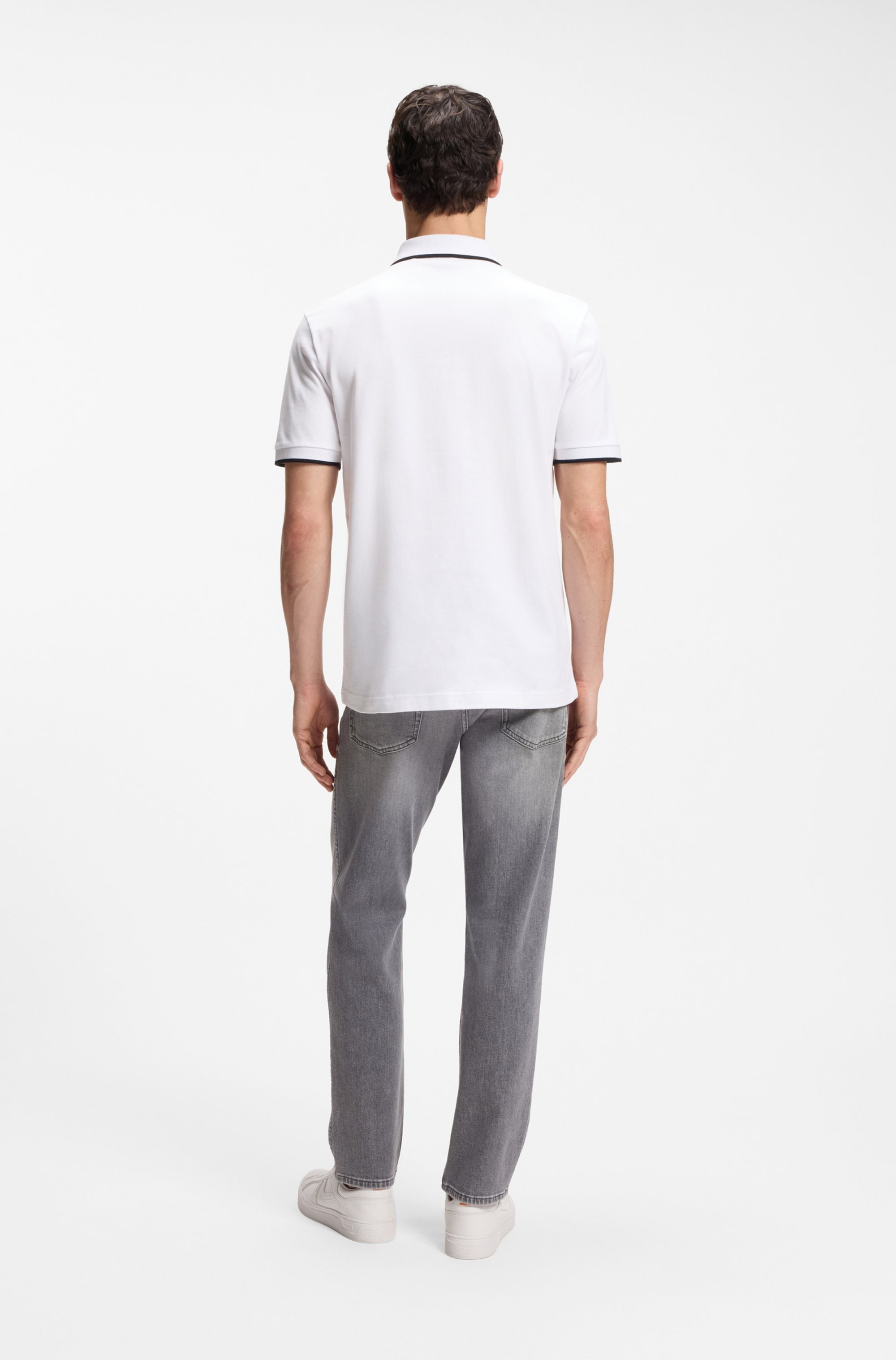 BOSS ORANGE Poloshirt »Passertip« mit BOSS Logo-Badge