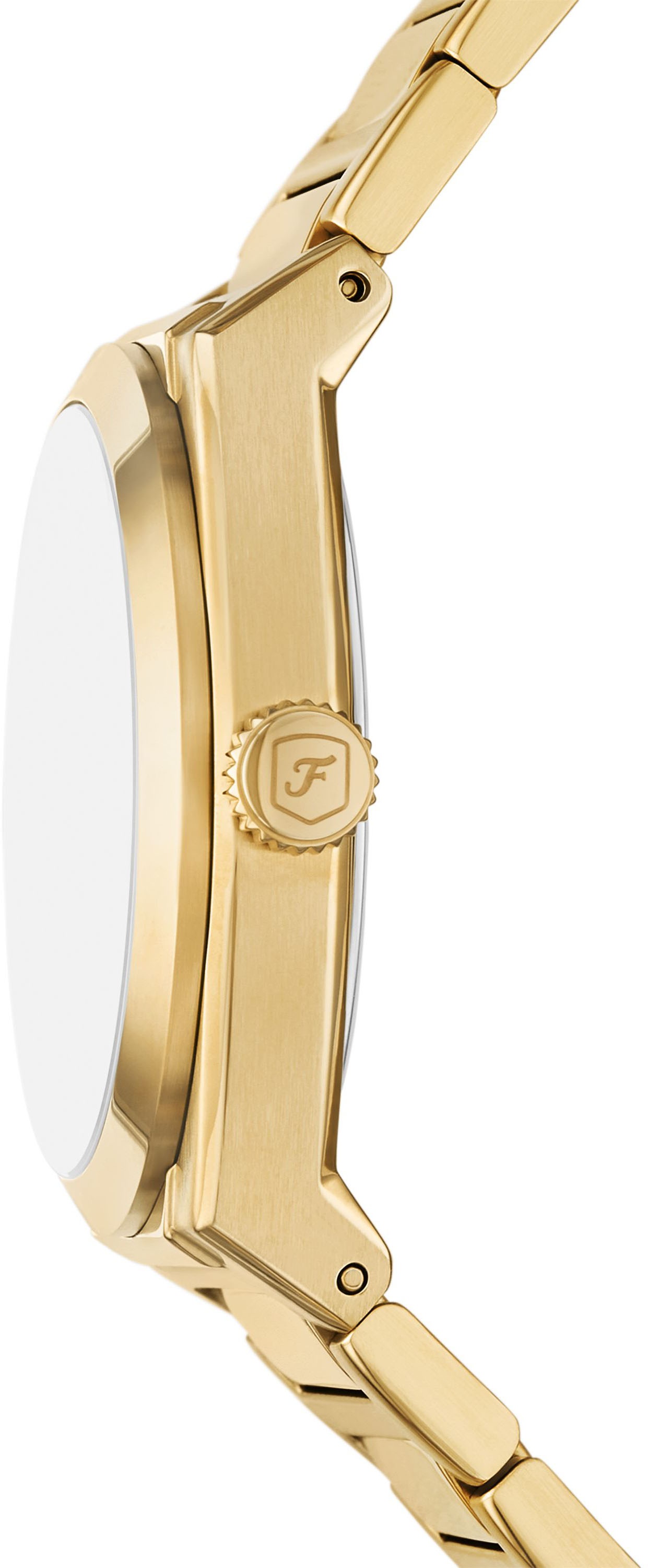 Fossil Quarzuhr »EVERETT«, Armbanduhr, Herrenuhr, Edelstahlarmband, analog, Tag