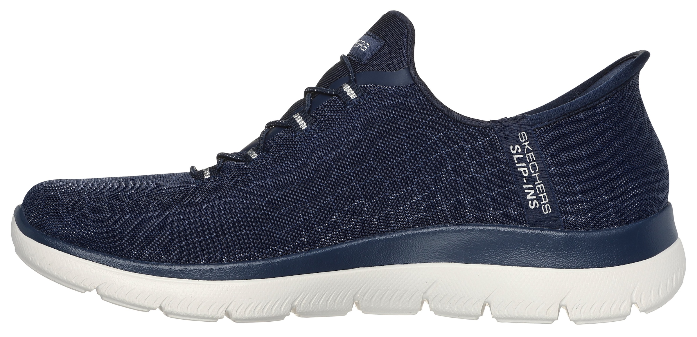 Skechers Slip-On Sneaker »SUMMITS-CLASSY NIGHT«, Slipper, Freizeitschuh mit komfortabler Heel Pillow Funktion