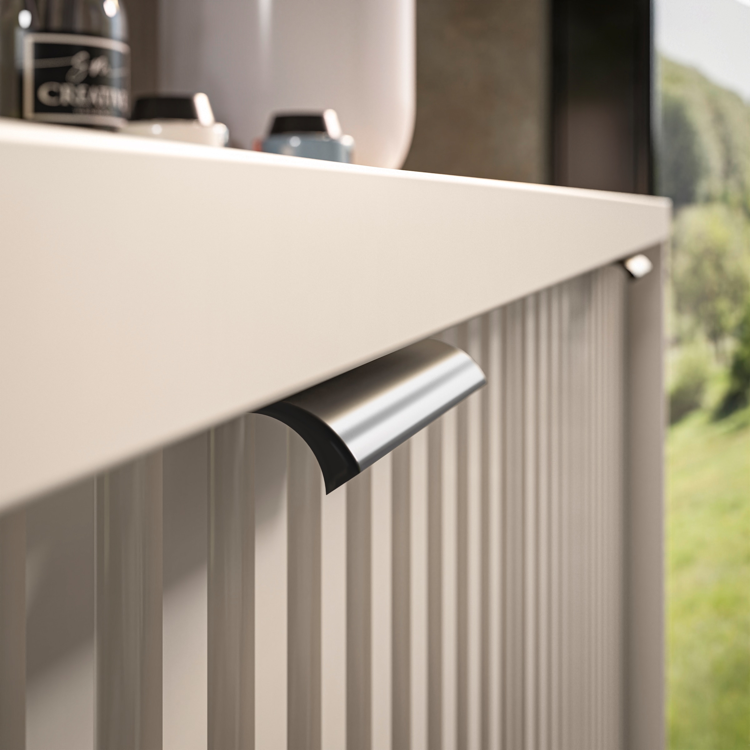 BASIC by Balculina Waschbeckenunterschrank »Lucera Waschbeckenunterschrank, Badezimmerschrank BxHxT 60x60x32« 1 Stk. tlg. Breite 60 cm, Tür L/R montierbar