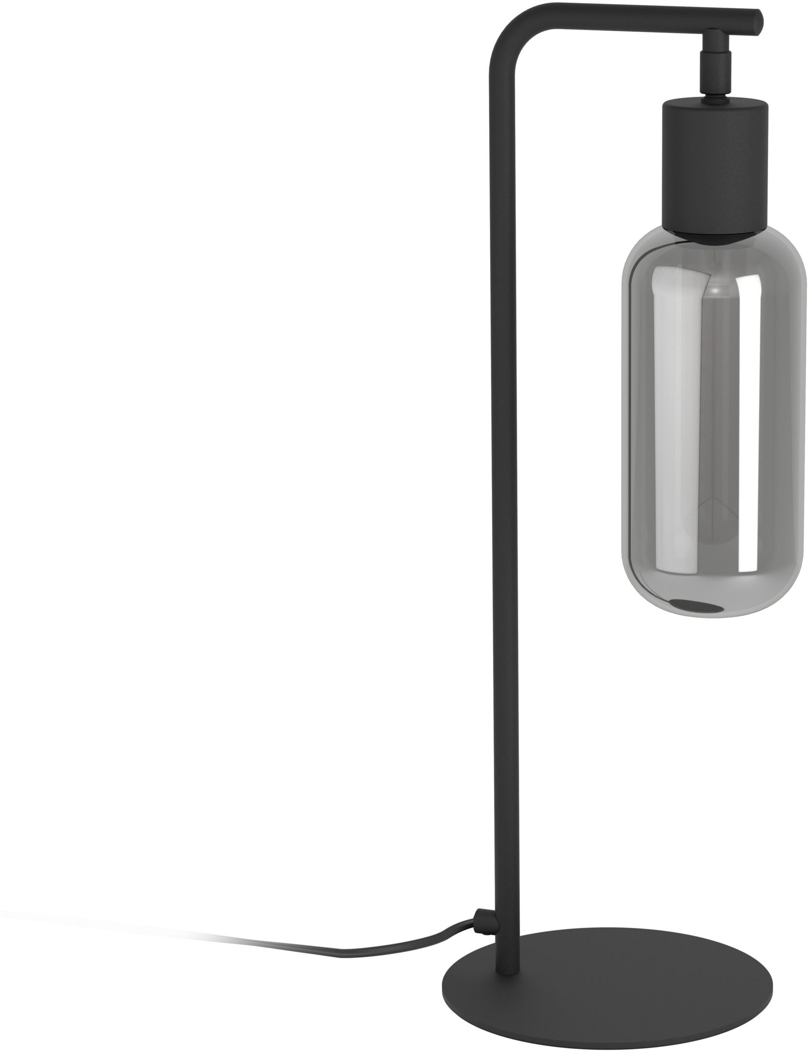 EGLO Tischleuchte »MAIONE Tischlampe - Stahl - E27 - 1X4W - IP20« E27 1 Stk. Nachttischlampe, Schreibtischleuchte, Leselampe,L17 x B9 x H50,5 cm