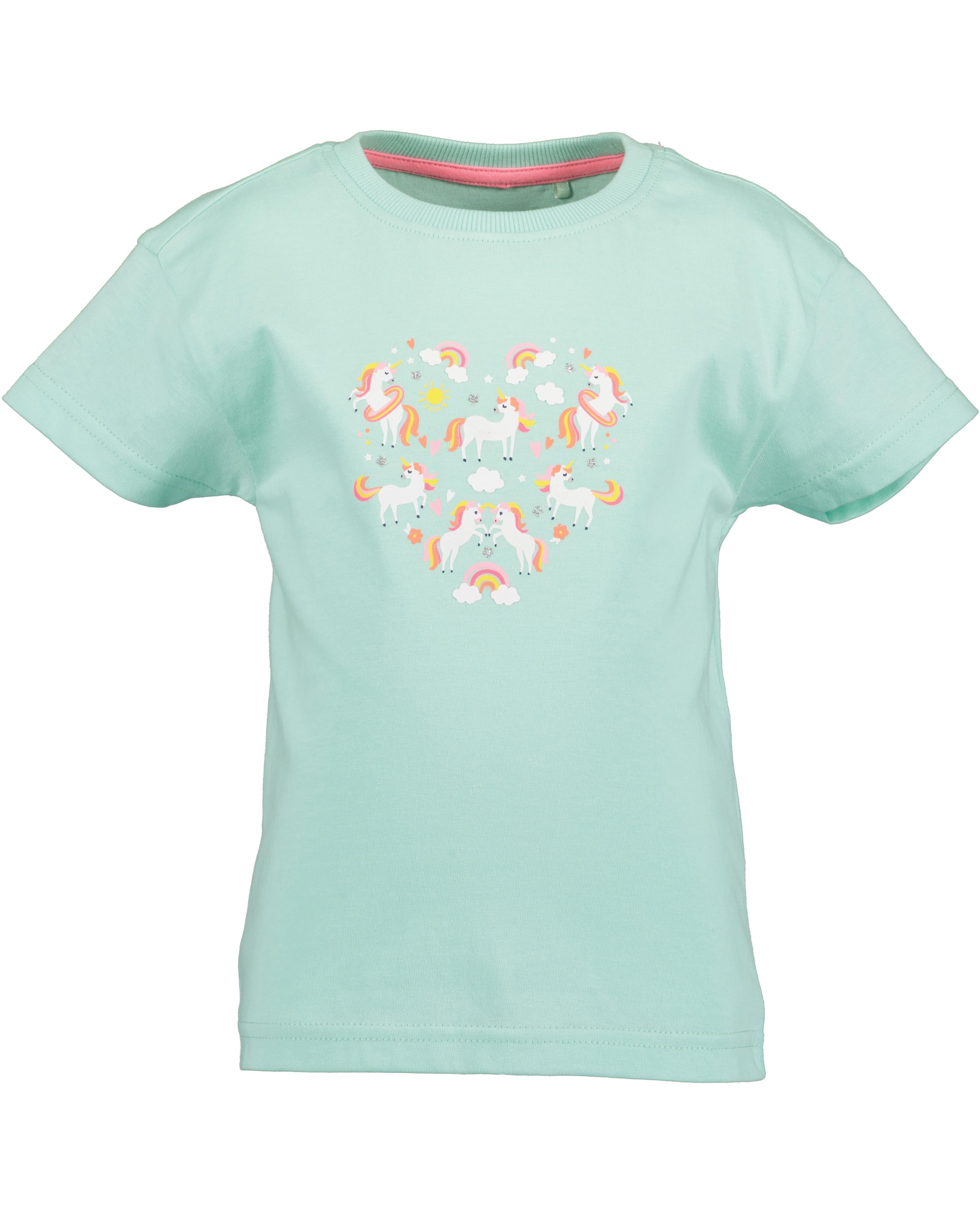 Blue Seven Kurzarmshirt Packung, 2 Stk. mit süßen Einhorn-Drucken