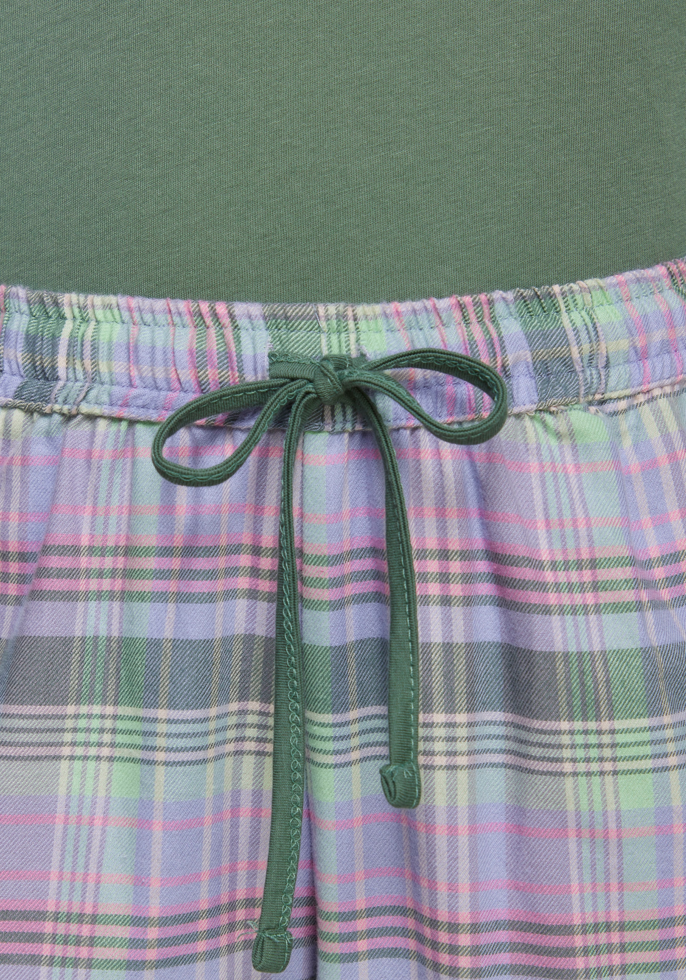 Vivance Dreams Pyjama, (2 tlg.), aus kuschelig weichem Flanell