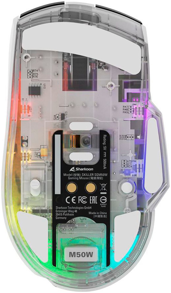 Sharkoon Maus »SGM50W«, RF Wireless-kabelgebunden