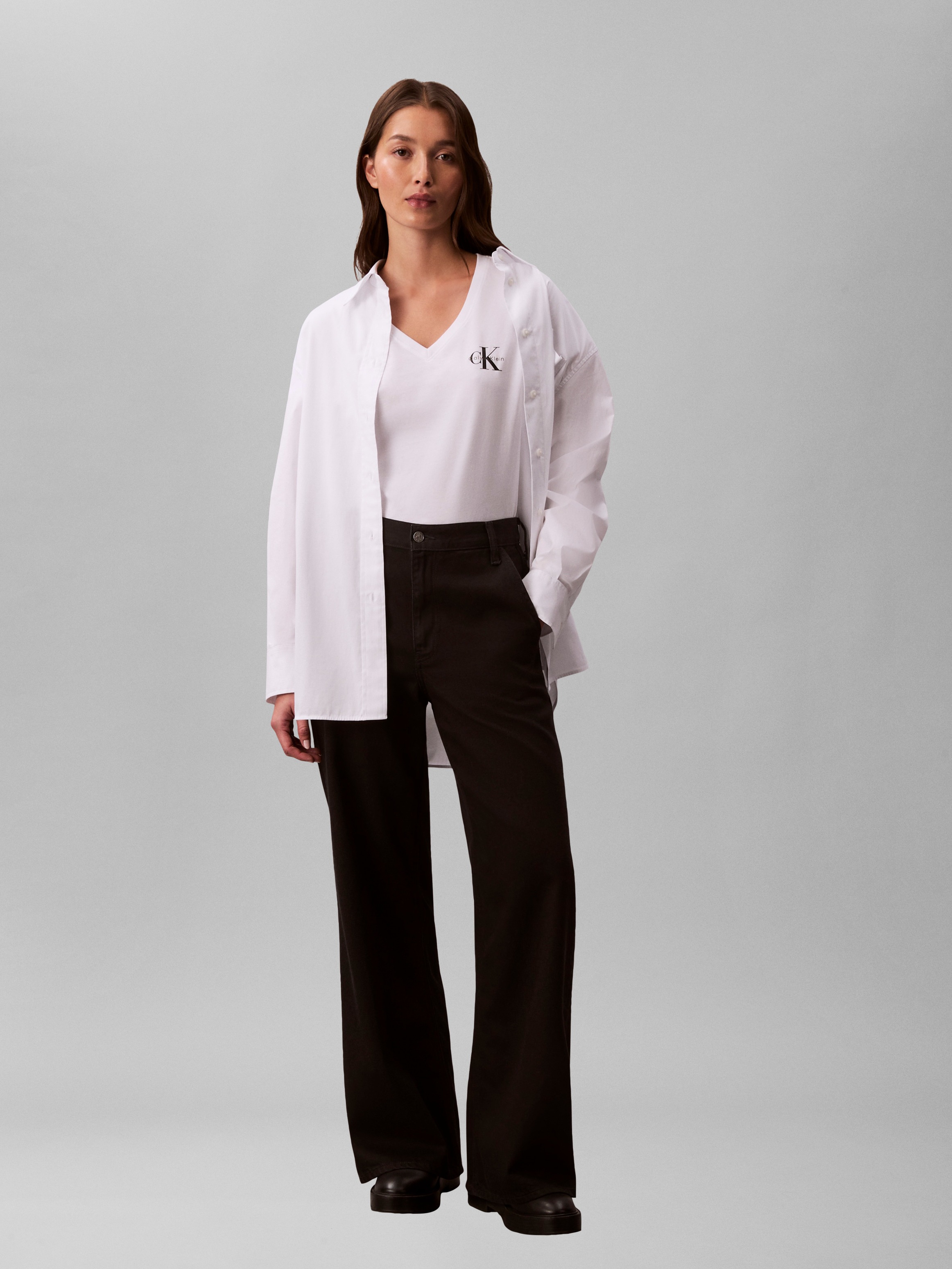 Calvin Klein Jeans T-Shirt »MONOLOGO VNK 2PACK TEE« Packung, 2er-Pack, 2 Stk. , Logoschriftzug