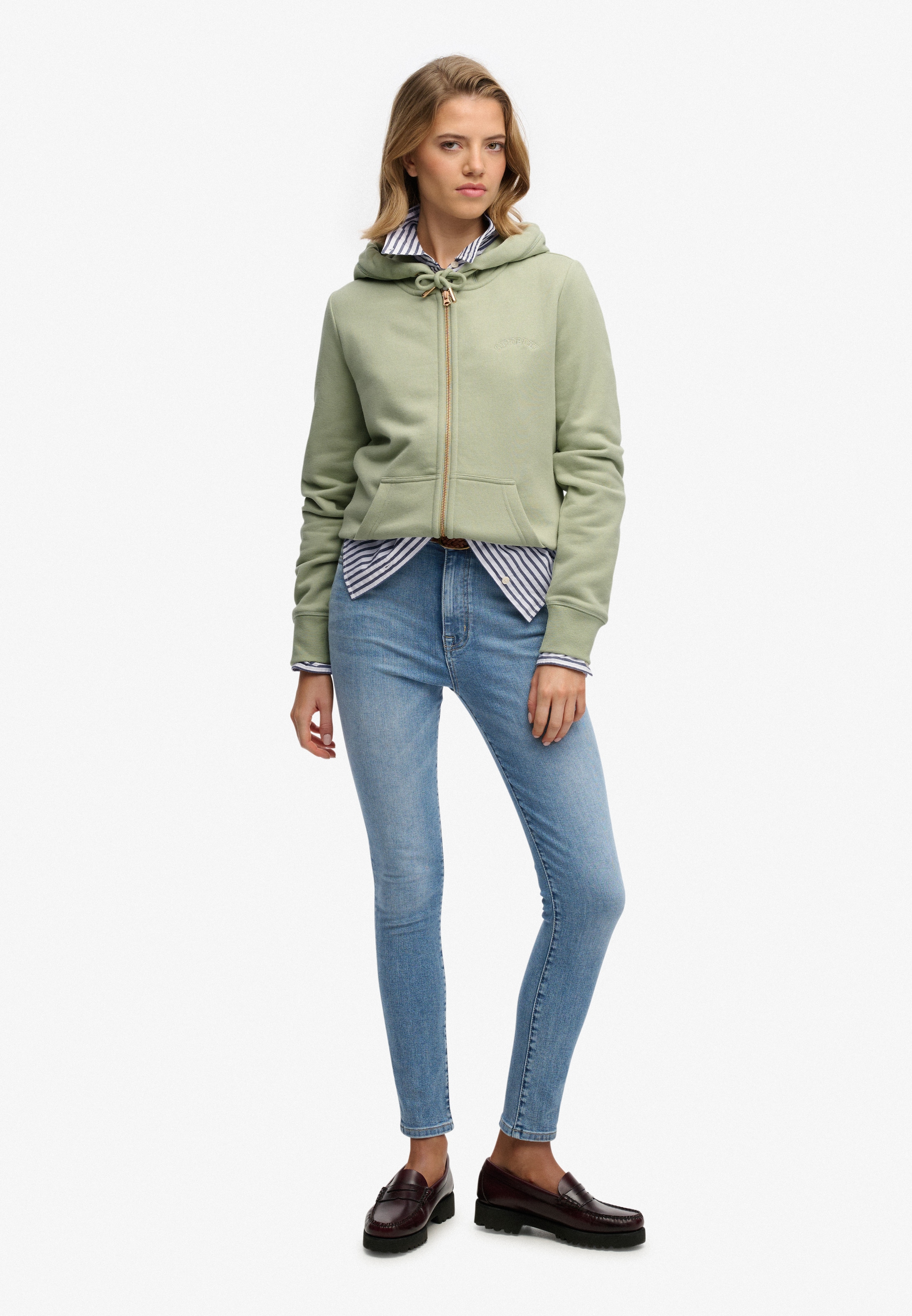 Superdry Kapuzensweatjacke »Essential Logo Ziphood Hb«