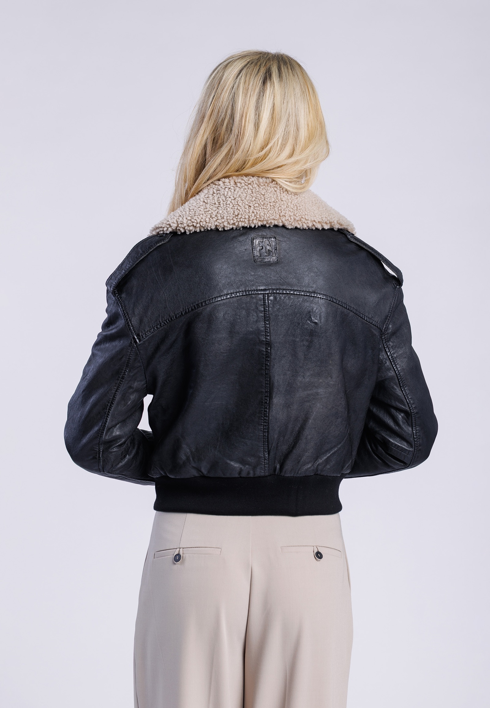 Freaky Nation Lederjacke »Page-FN«