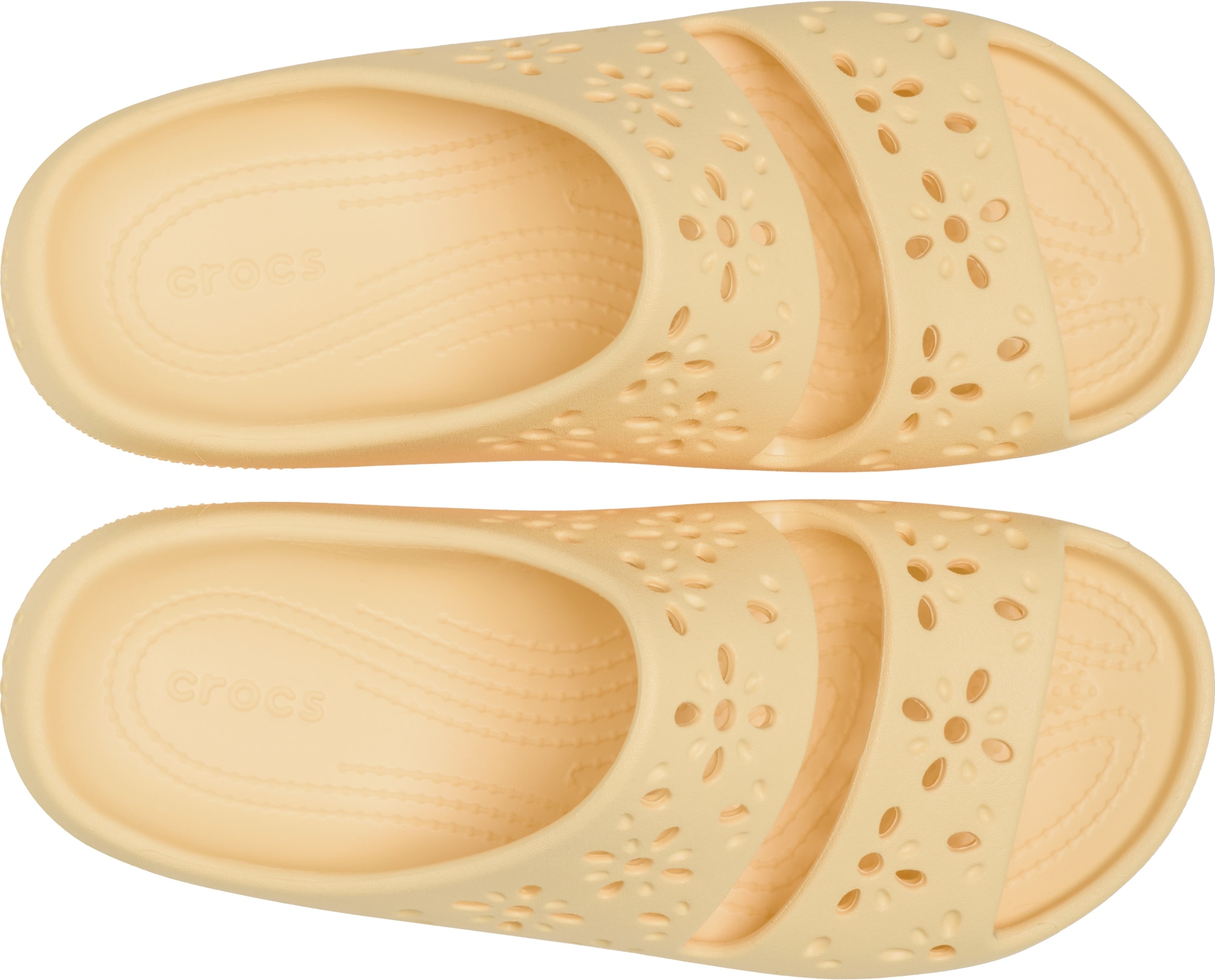 Crocs Badepantolette »Classic Floral Cut Out Sandal«, Sandale, Sommerschuh, Pool Slides mit genoppter Innensohle