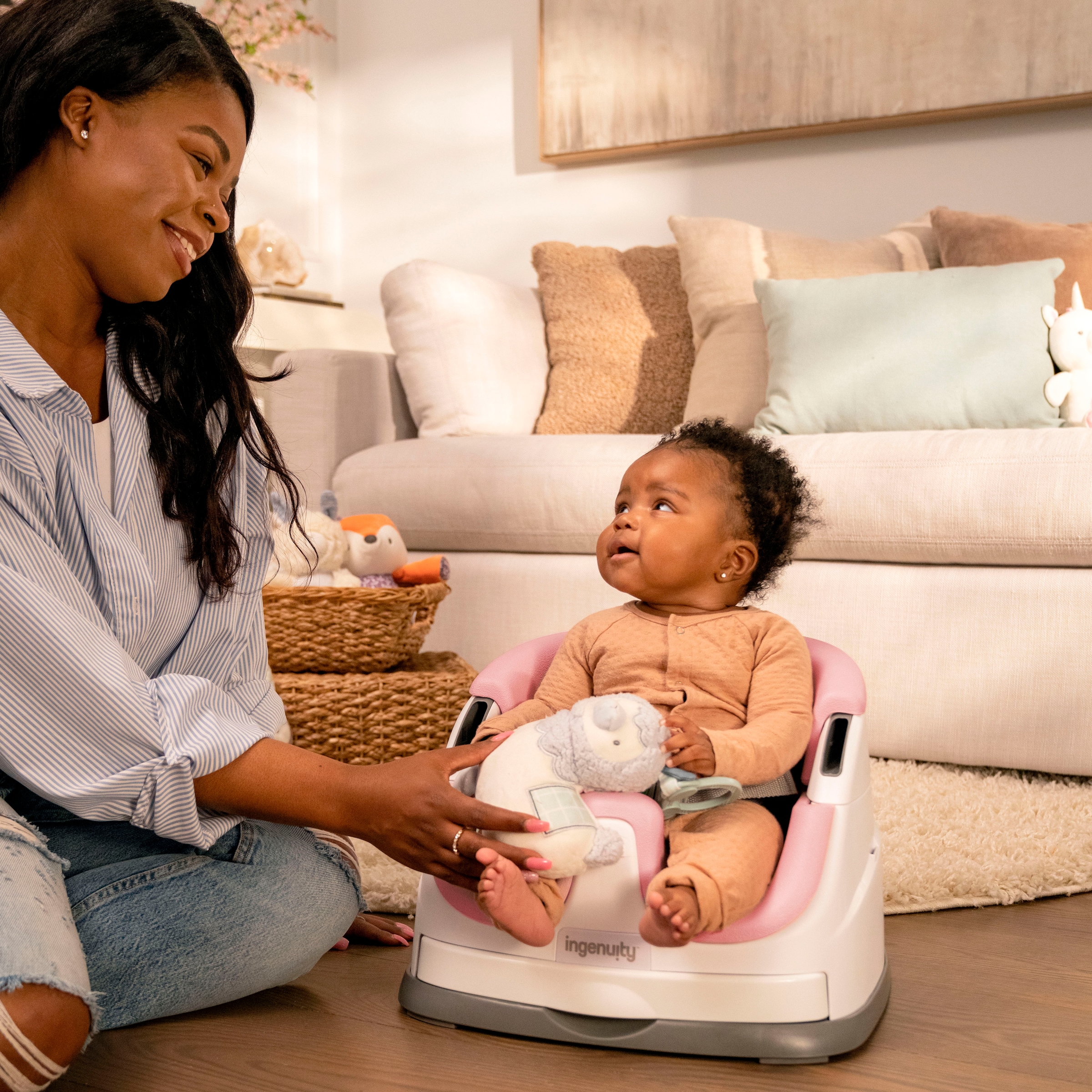 ingenuity Tischsitz »Baby Base 2-in-1™ Seat – Peony™«