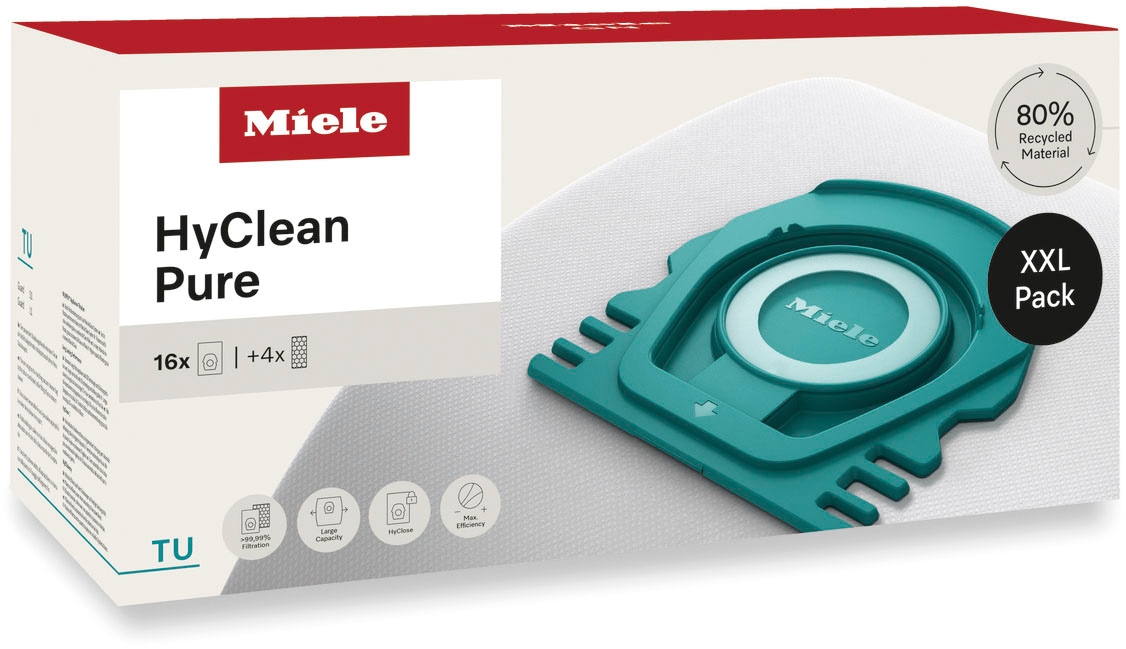 Miele Staubsaugerbeutel »XXL-Pack Staubsaugerbeutel HyClean Pure TU« Miele Original Zubehör
