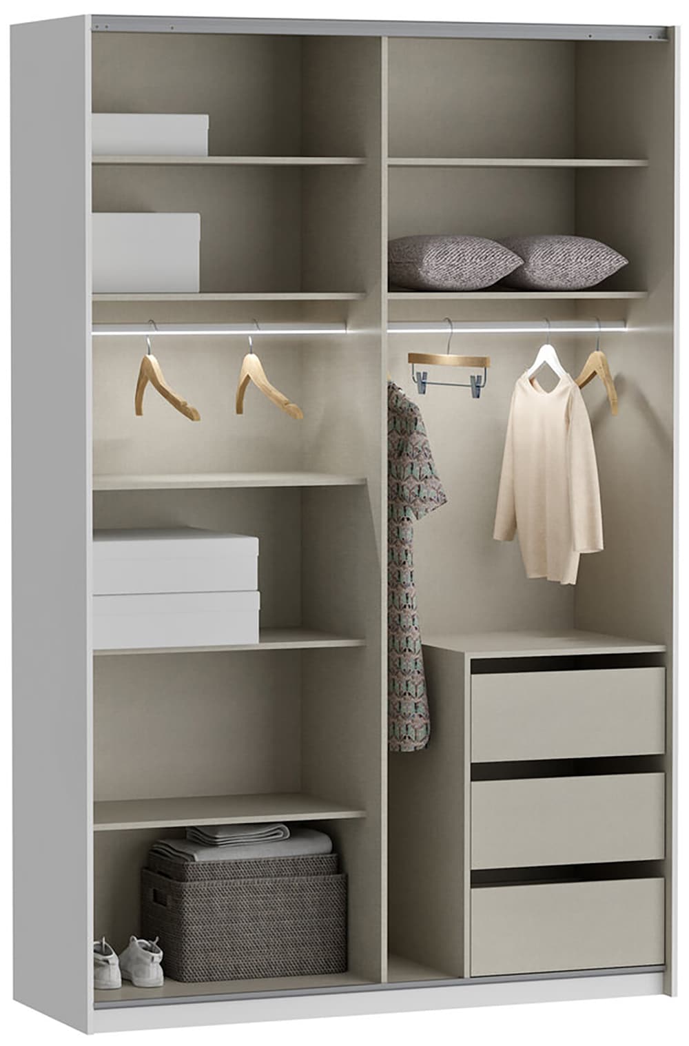 FORTE Einlegeboden, Einlegeböden 2,2 cm Stärke, optional bestellbar, 3er Set