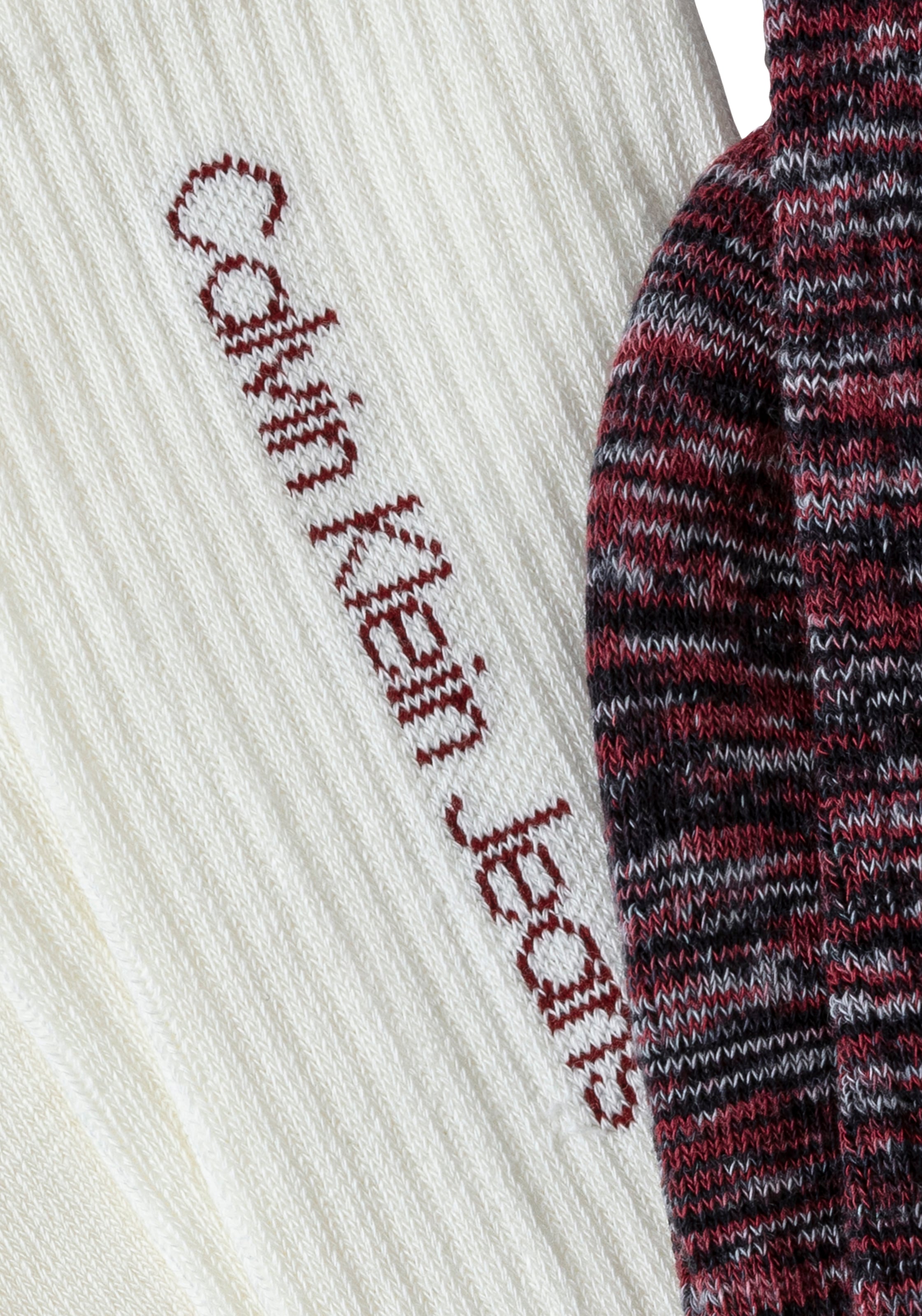 Calvin Klein Jeans Socken, (2 Paar), mit seitlichem Logoschriftzug