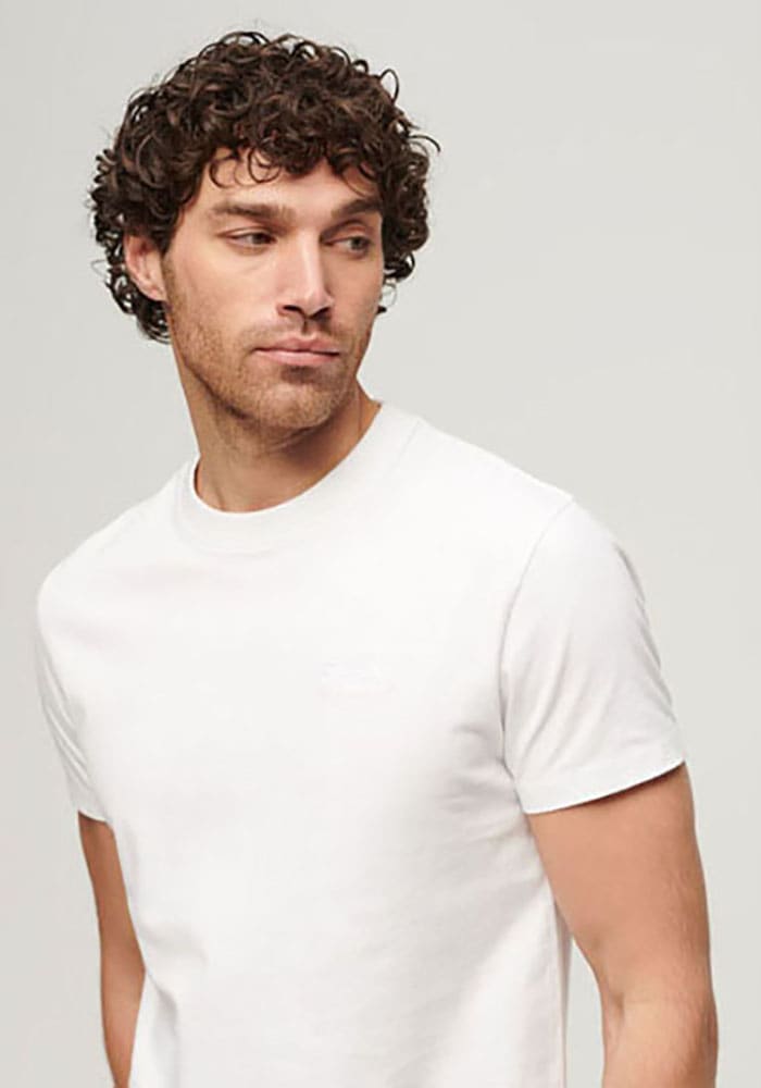 Superdry Rundhalsshirt »Vintage Logo Emb Te« schmale Passform, aus Baumwolle und Single Jersey, mit Stickerei