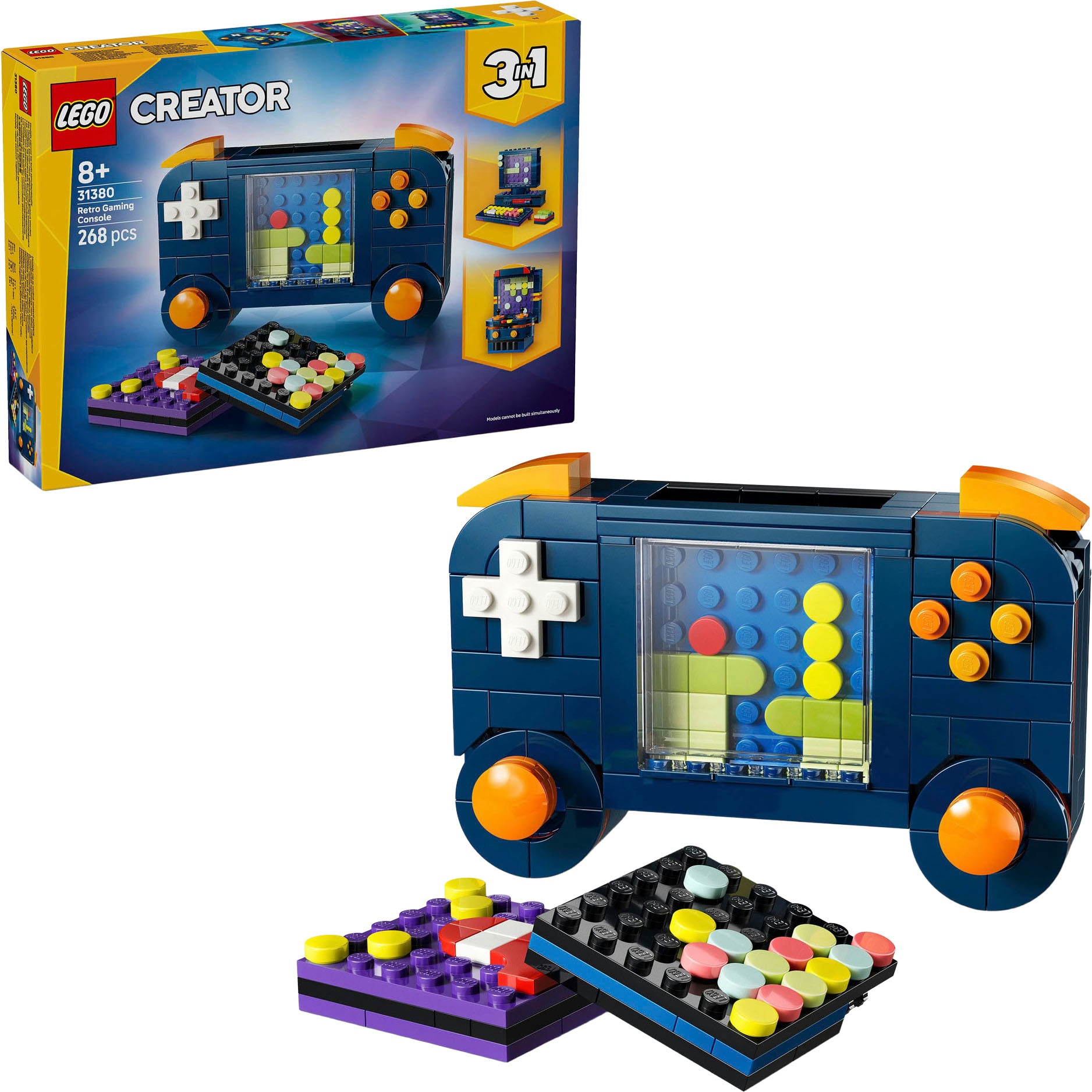 LEGO® Konstruktionsspielsteine »Retro-Spielkonsole (31380), LEGO Creator« Made in Europe