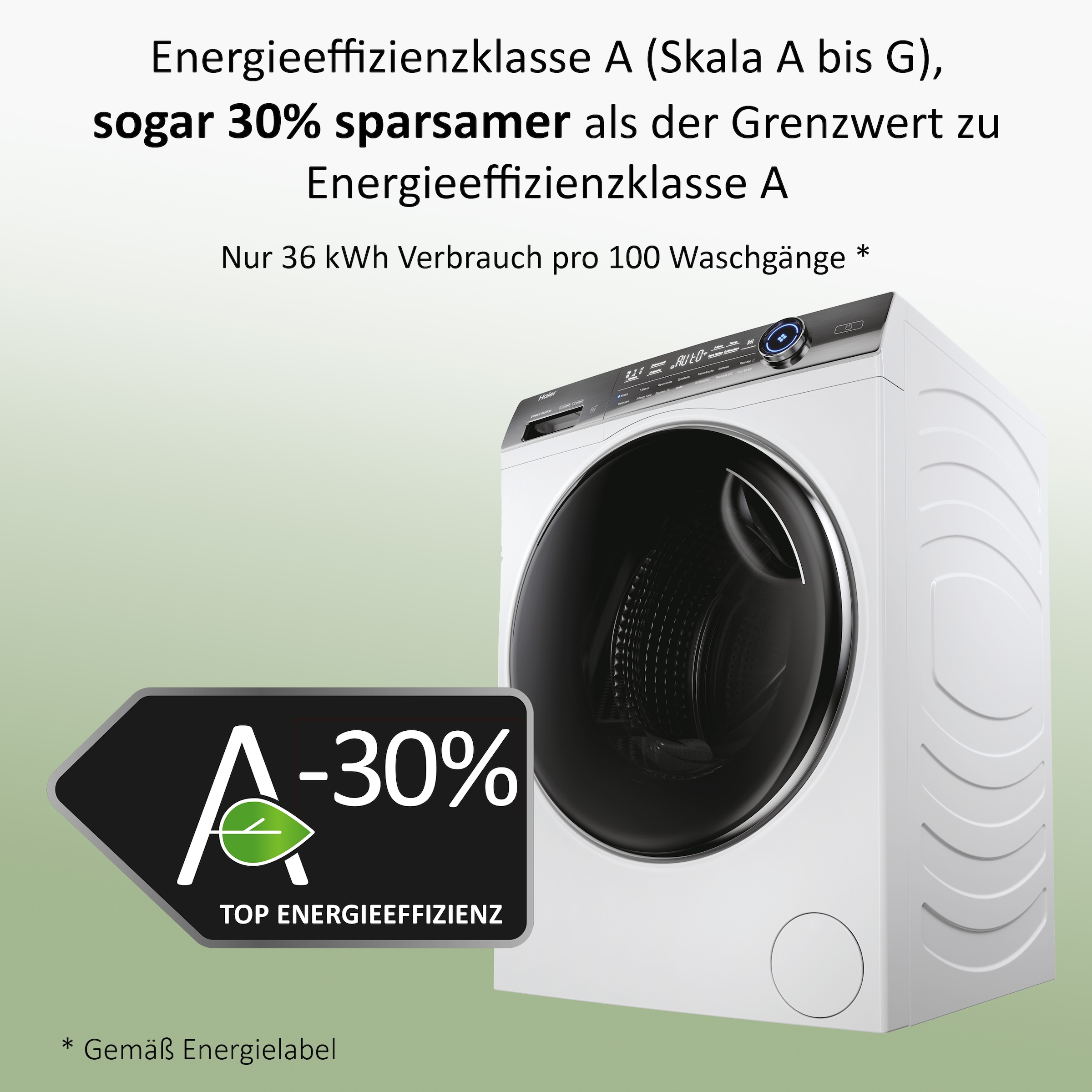Haier Waschmaschine I-PRO SERIE 7 PLUS »HW110-B14979U1« 11 kg 1400 U/min Refresh-Programm: Wäsche auffrischen mit Dampf