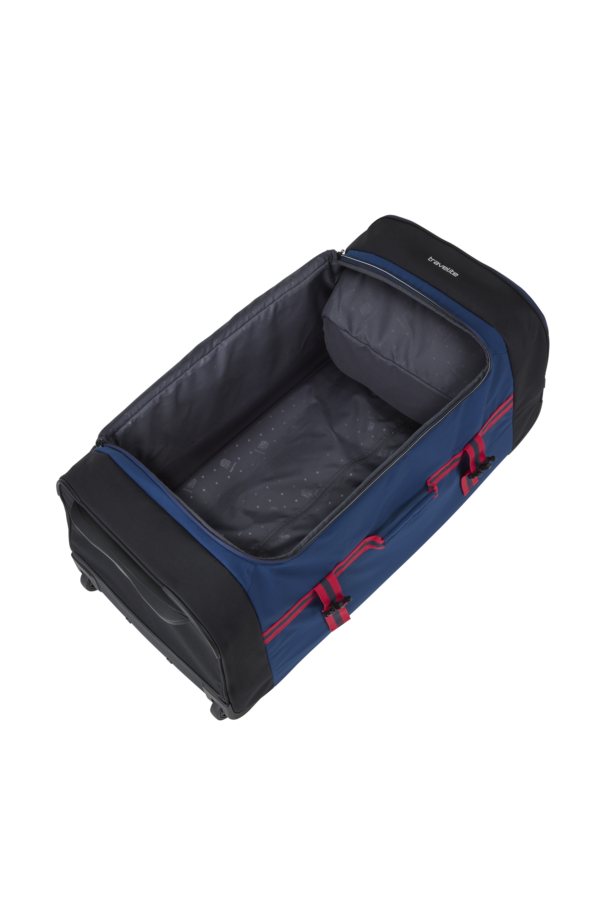 travelite Reisetasche »travelite x NFL Rollenreisetasche« große Öffnung, Schuhfach und Teleskopgestänge – robust und praktisch