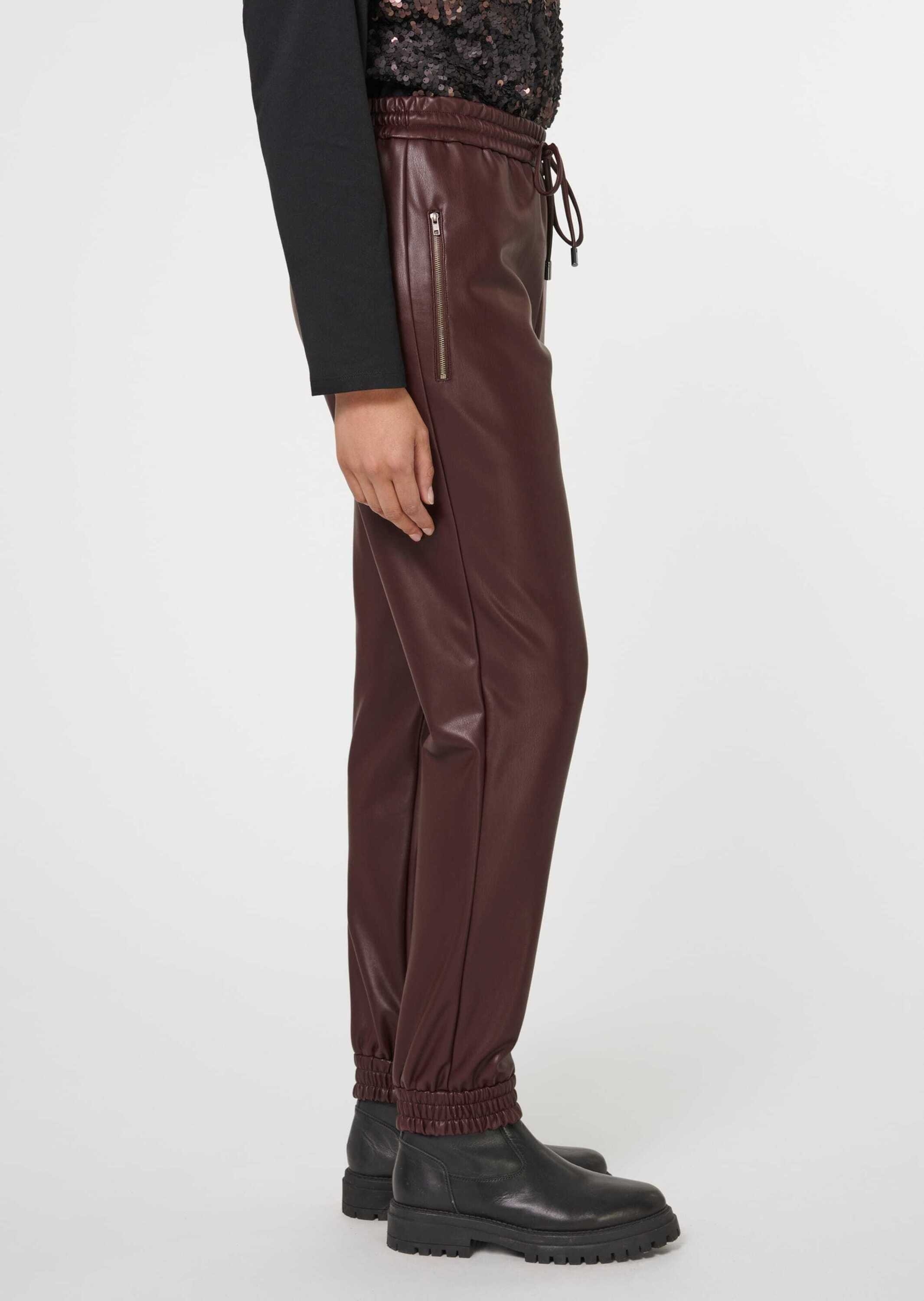 MADELEINE Jogger Pants »Hose Jogg-Pants in edler Lederoptik«