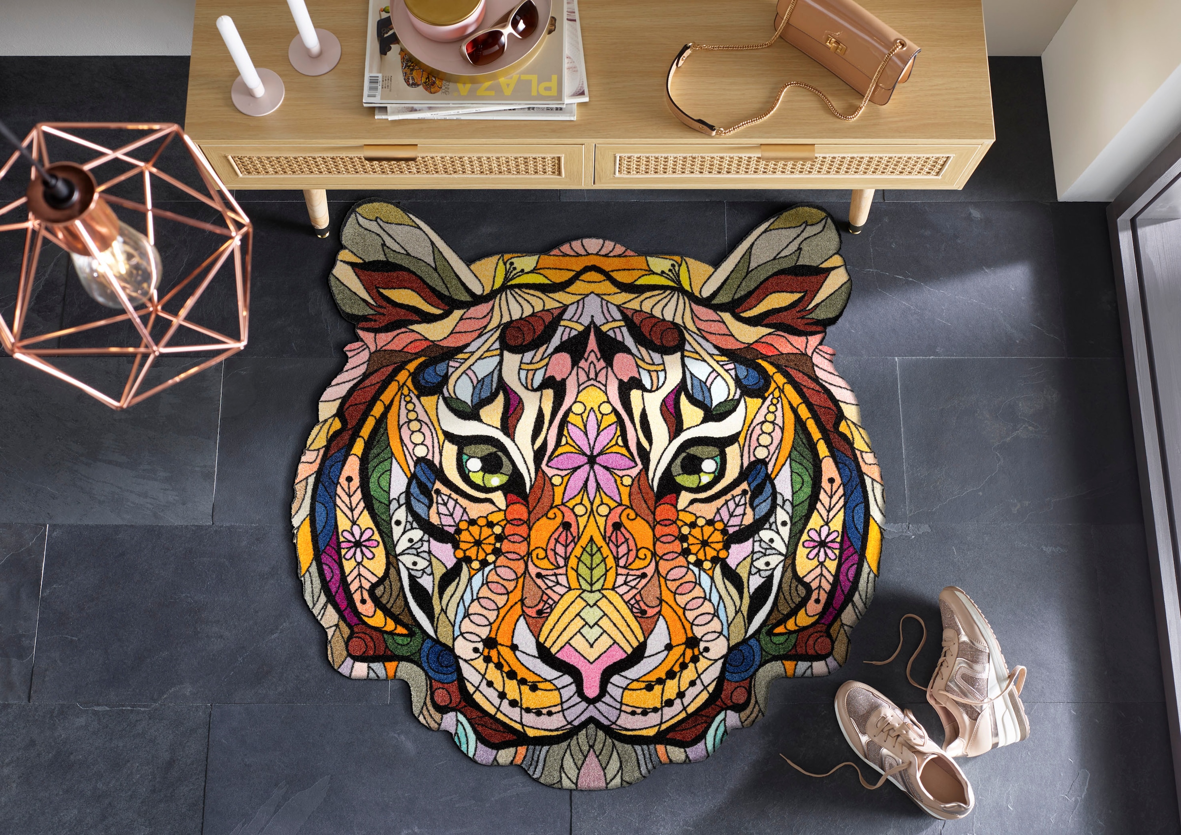 wash+dry by Kleen-Tex Teppich »Mystic Wilderness«, quadratisch