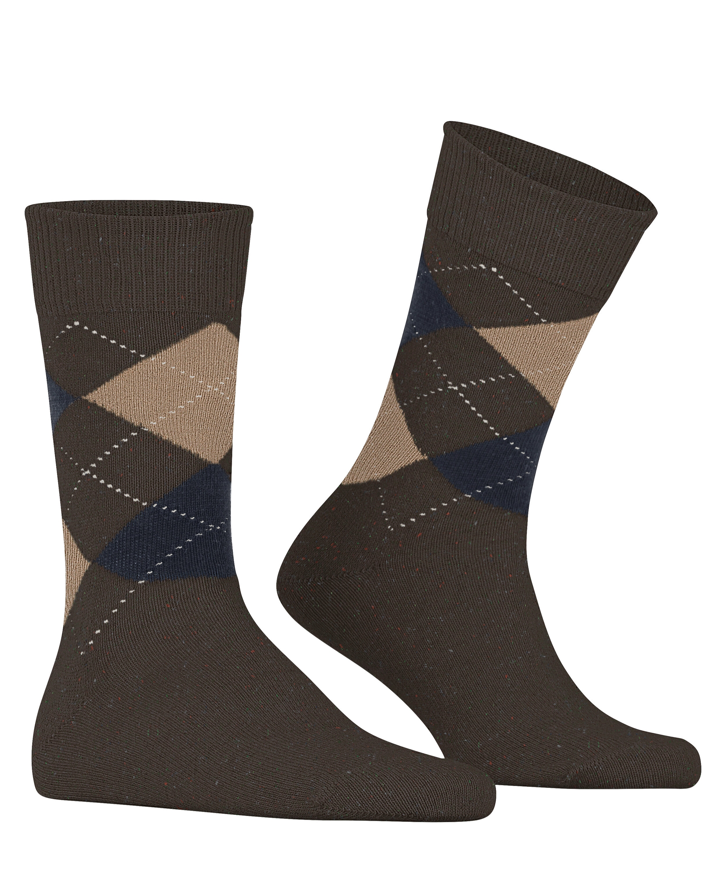 Burlington Socken »Dundee« Einheitsgröße 40-46, Argyle-Muster, Burlington-Clip