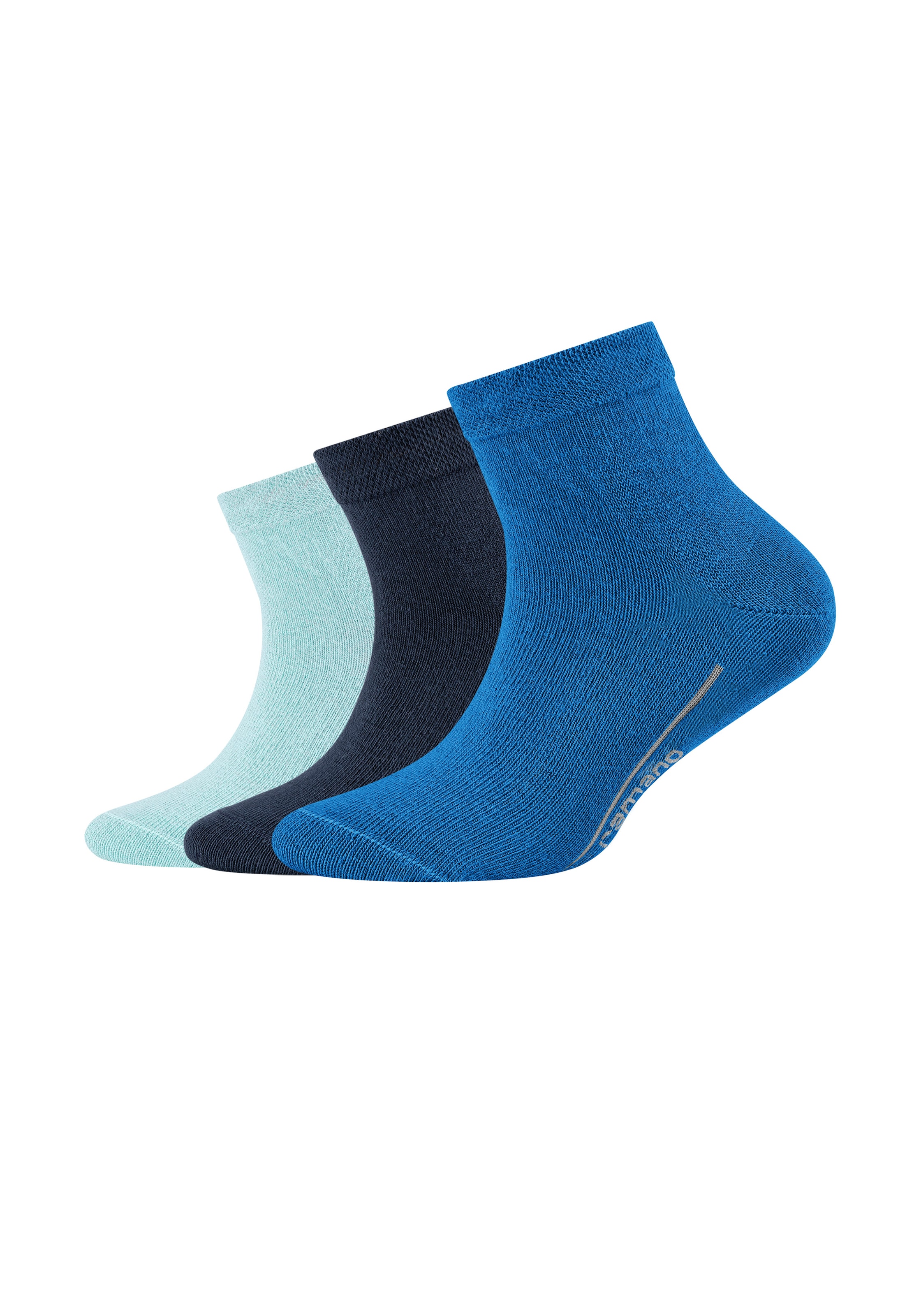 Camano Kurzsocken »ca-soft«, (7 Paar), mit verstärktem Fersen- und Zehenbereich