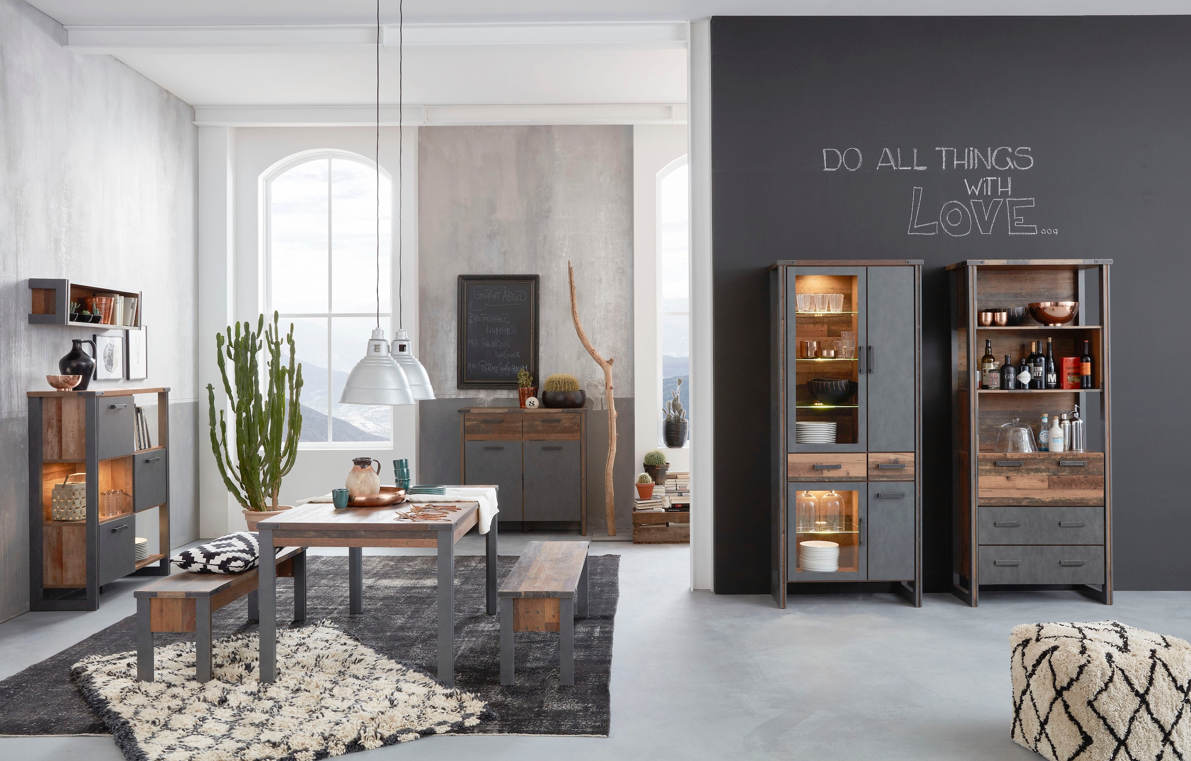 Home affaire Sitzbank »Bristol« Esszimmerbank mit Platz für 2 Personen - (B/T/H) 140/35/44 cm