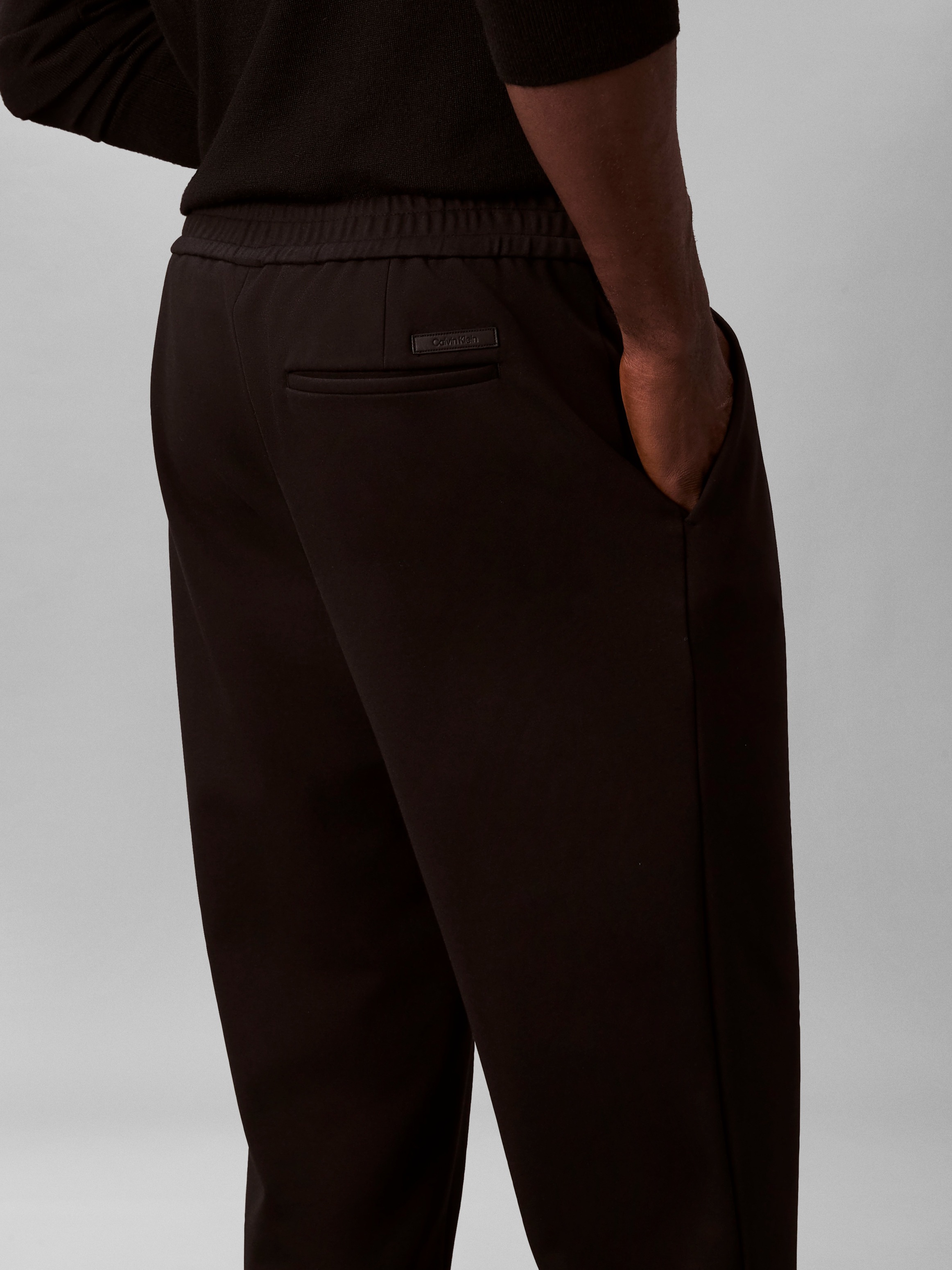 Calvin Klein Bundfaltenhose  elastischer Bund, Slim fit, Bundfalte