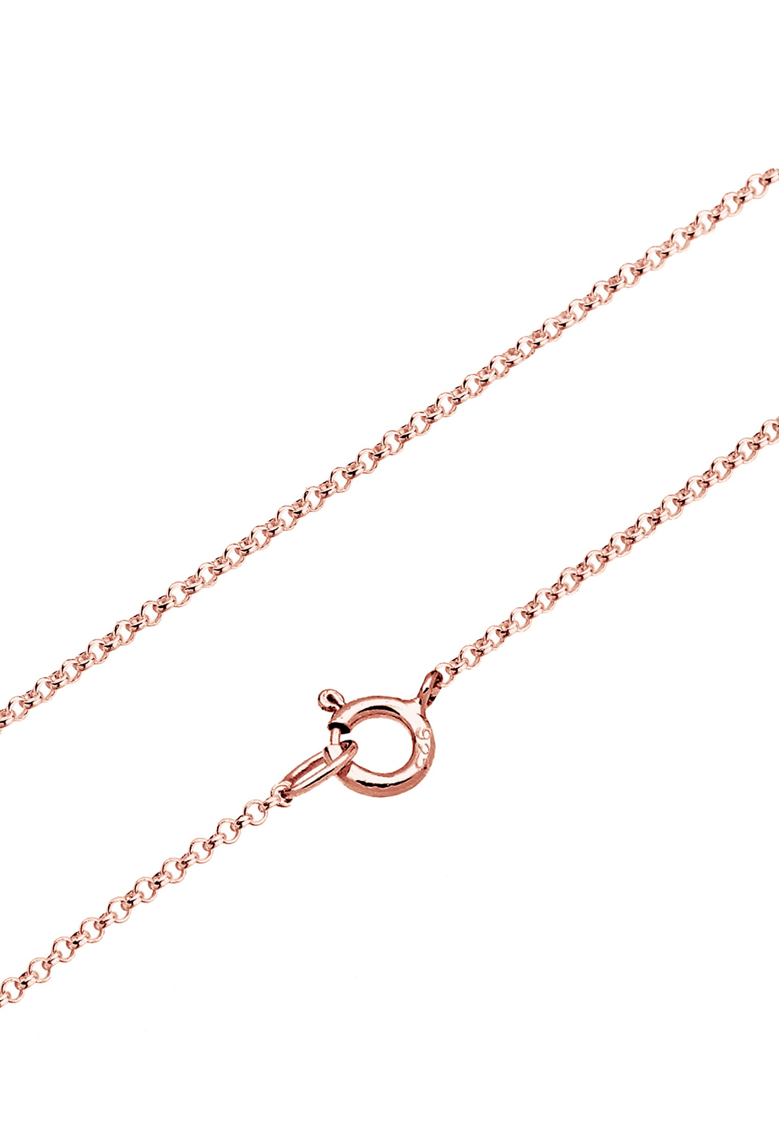 Elli Kette mit Anhänger »Halskette mit 5 Plättchen Anhänger 925 Silber«