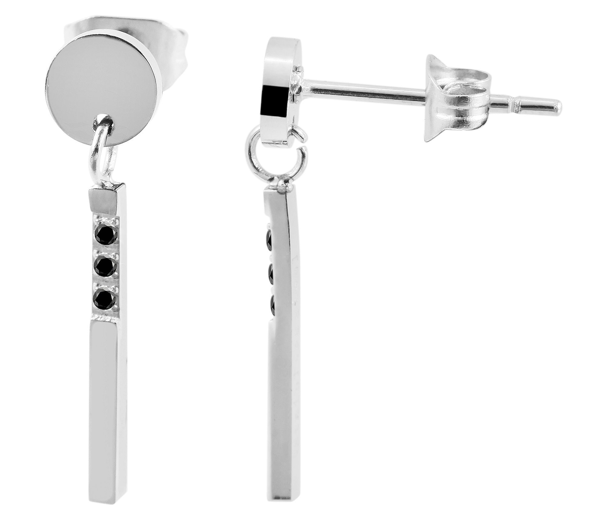 Adelia´s Kettenanhänger »Damen Anhänger ¿ Anhänger aus Edelstahl mit Strass Steinchen«