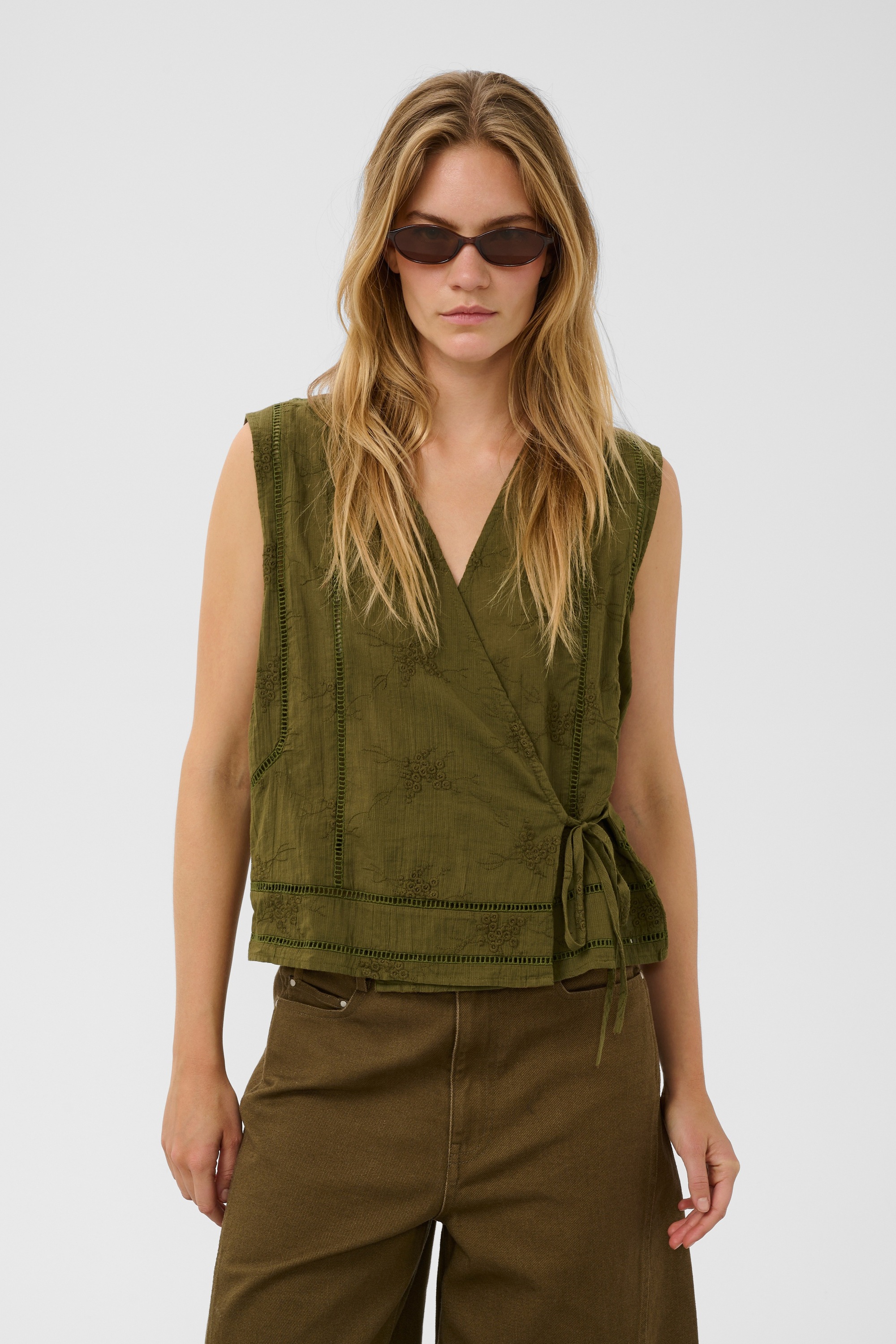 SOAKED IN LUXURY Kurzarmbluse »Bluse kurzarm SLEmbla«