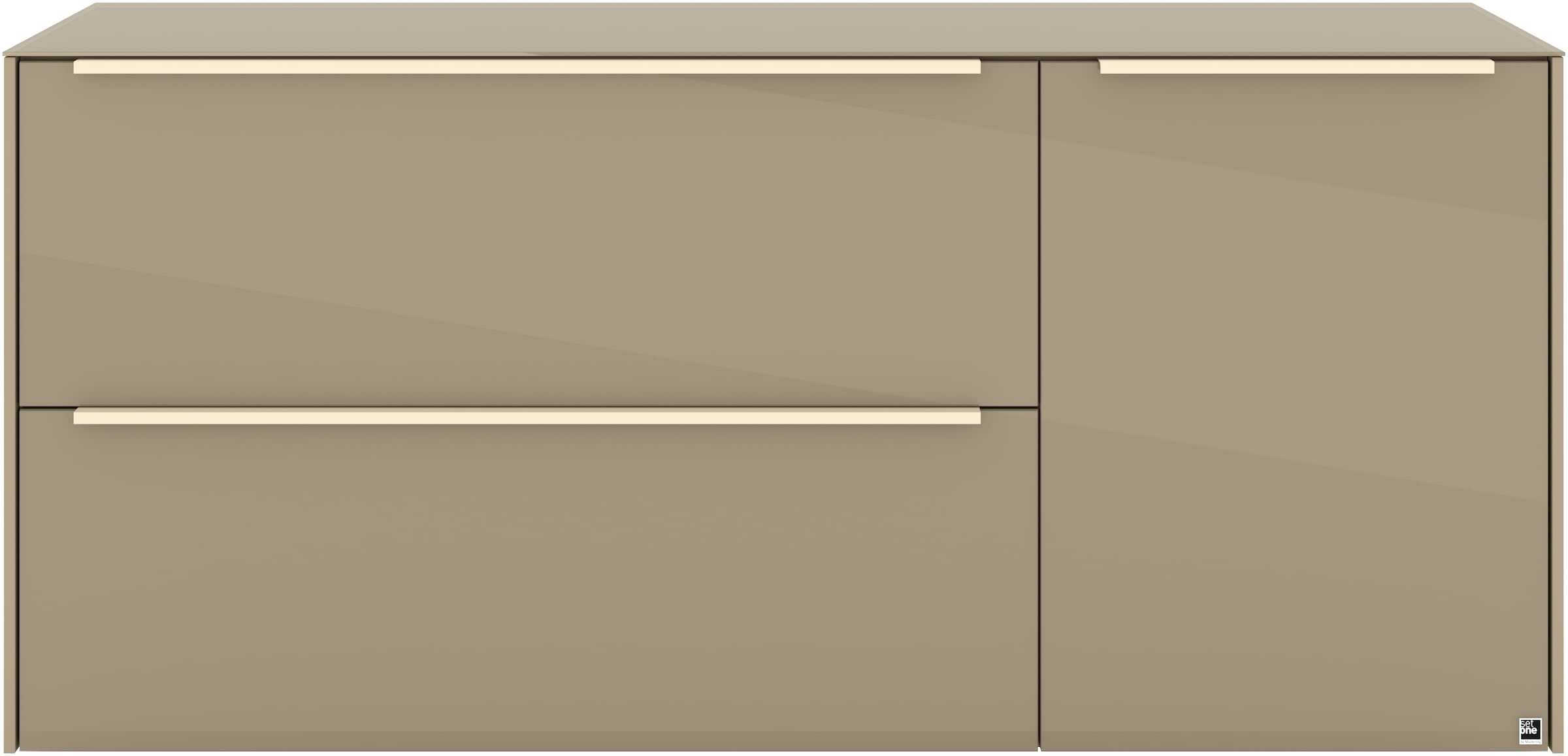 set one by Musterring Lowboard »reno-Dielen« 1 Stk. tlg. Mit Gleitern und in verschiedenen Farben erhältlich
