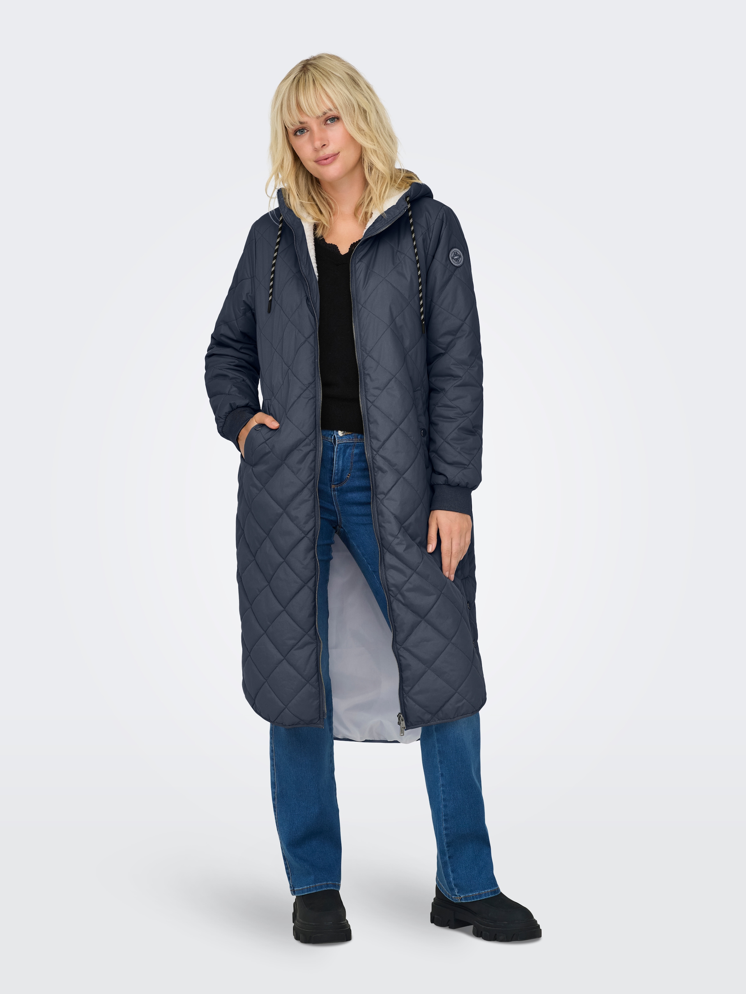 ONLY Steppmantel »ONLNEWSANDY QUILT COAT CC OTW«