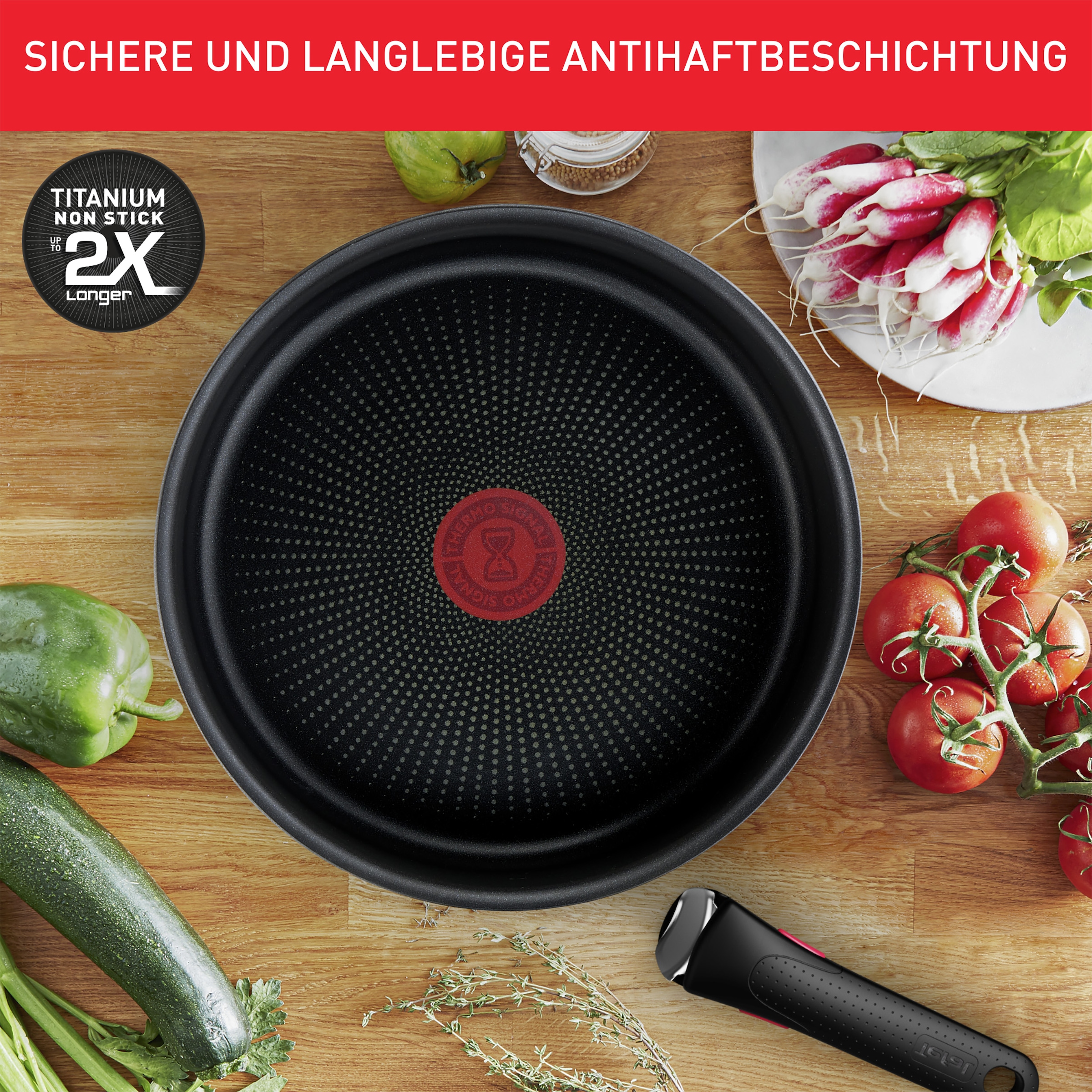 Tefal Topf-Set »Ingenio Emotion« Set, 5 Stk. tlg. Edelstahl