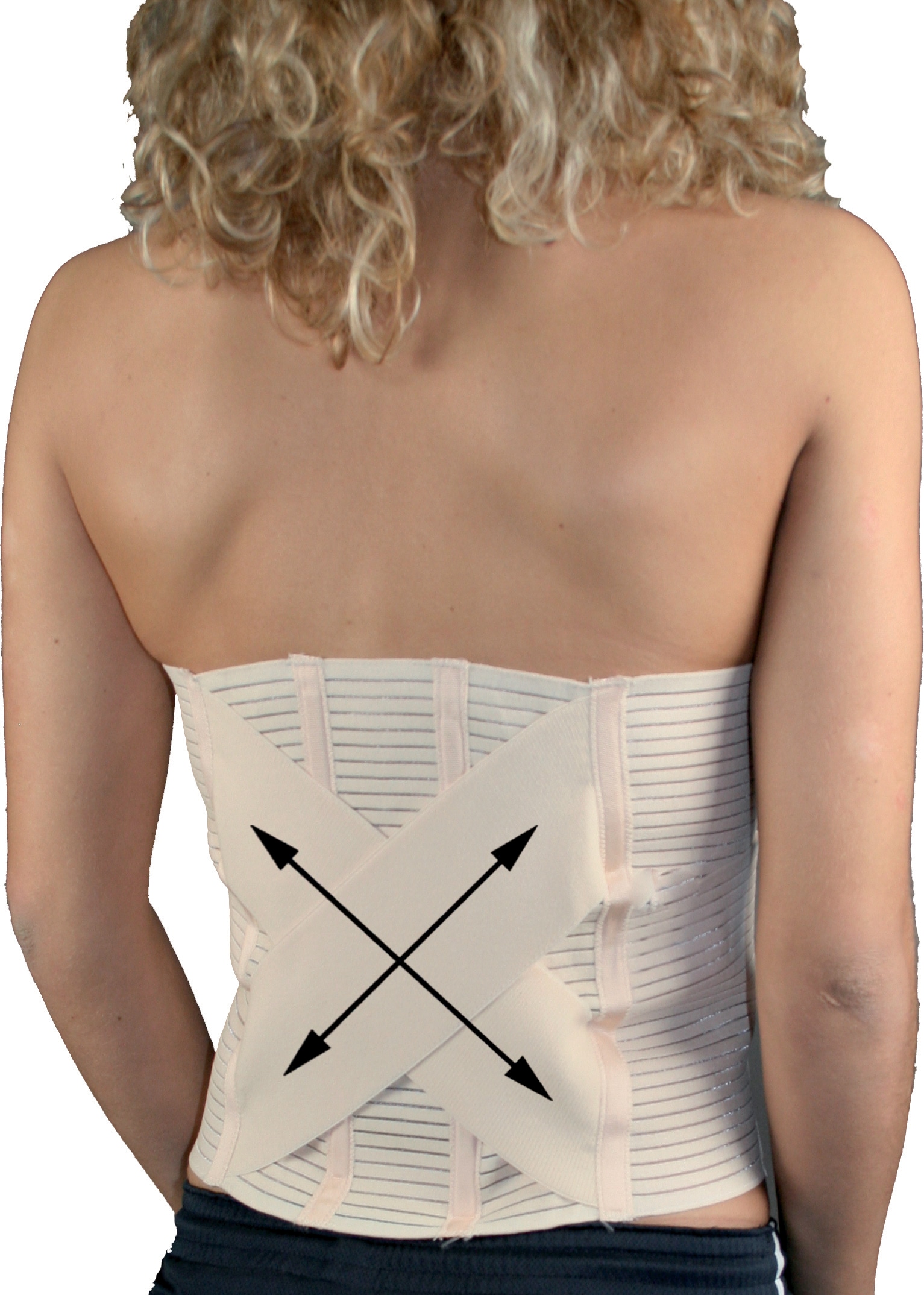 Hydas Bauch- und Rückenstützgürtel »mit Stützkreuz zur Unterstützung der Körperhaltung und optimalen Sitz«, bei Bandscheiben-, Ischiasbeschwerden, unterstützt bei Muskelschwäche