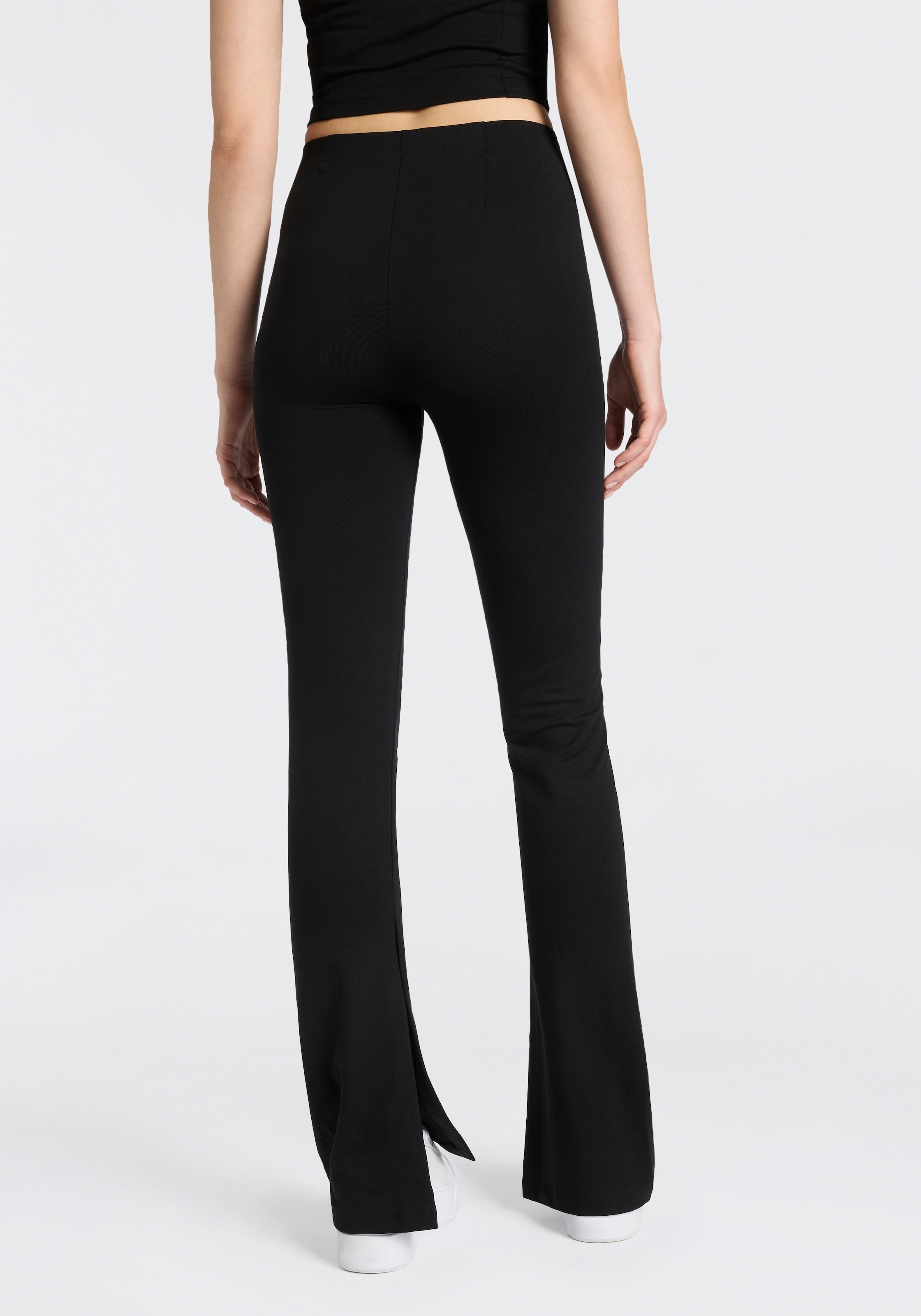 HUGO Blue Bootcuthose »Nuflare«  mit Schlitzen am Innensaum, Flared Fit