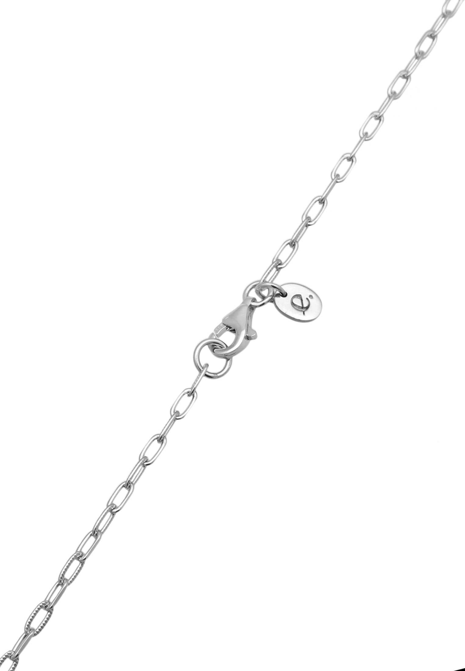 Elli Premium Kette mit Anhänger »Halskette Anhänger Organische Form Trend 925 Sterling Silber«