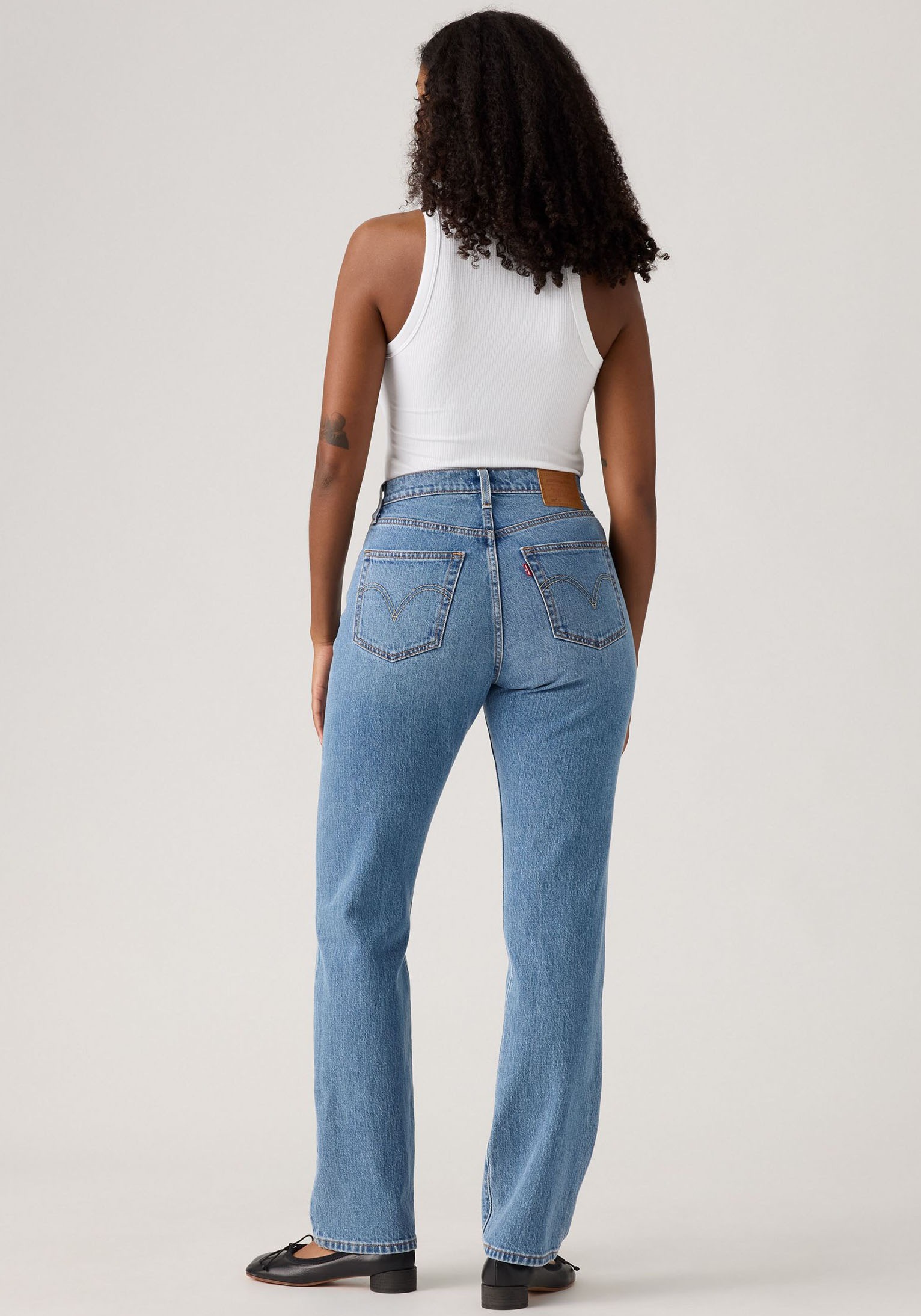 Levi's® Stretch-Jeans »LV Jeans 501 CURVE BLACKS«, mit gerader Beinform