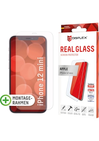 Displayschutzglas »DISPLEX Real Glass Panzerglas für Apple iPhone 12 mini (5,4")«, für...