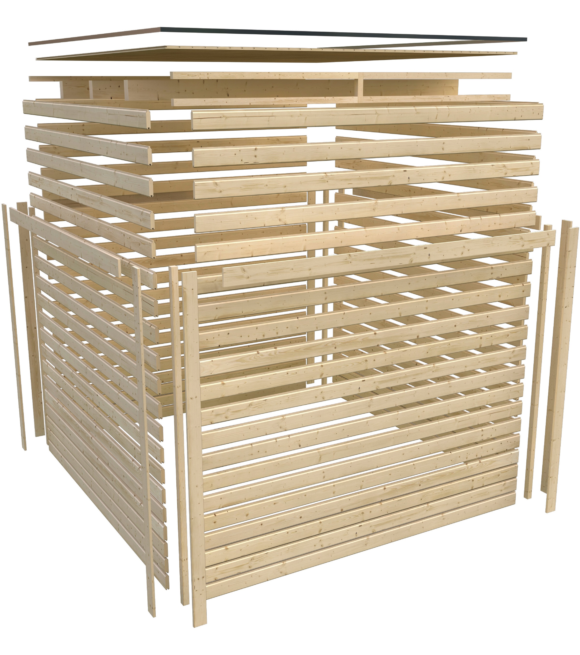 Karibu Saunahaus »Anja 3« Set, 