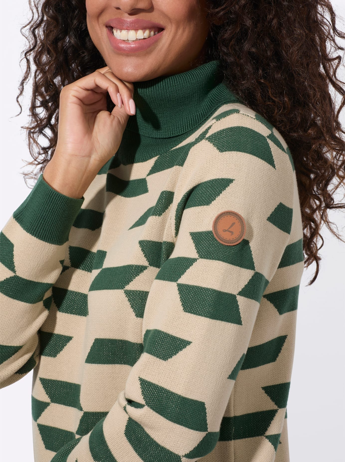 Casual Looks Rollkragenpullover »Rollkragen-Pullover«