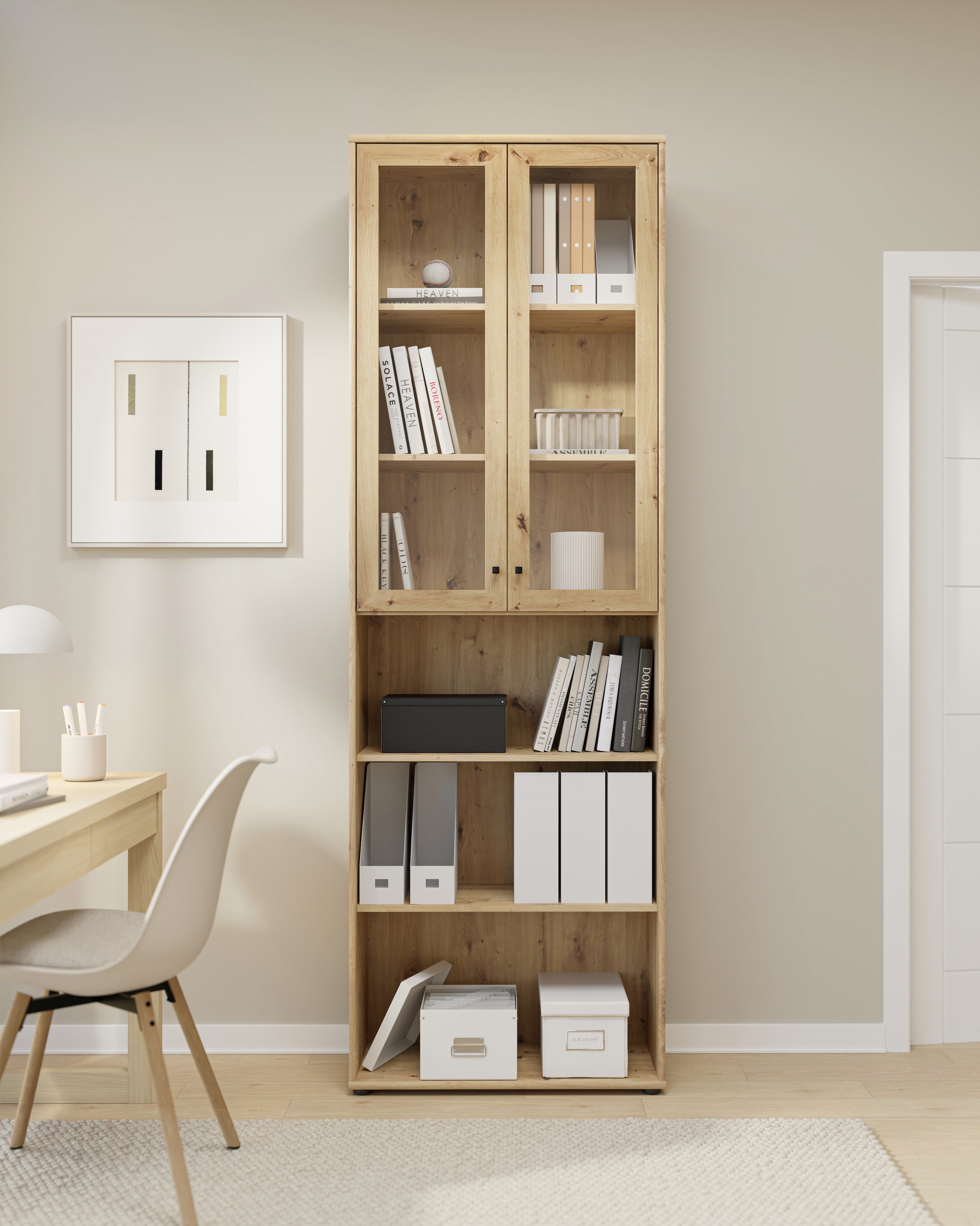 FORTE Regalelement »Trevone« B/H/T 73,7/223,1/34,8 Türen optional bestellbar