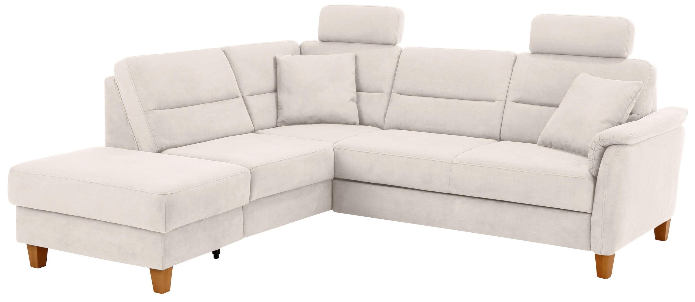 Home affaire Ecksofa »Palmera L-Form, B: 236 cm« optional Bettfunktion & Bettkasten, Federkern