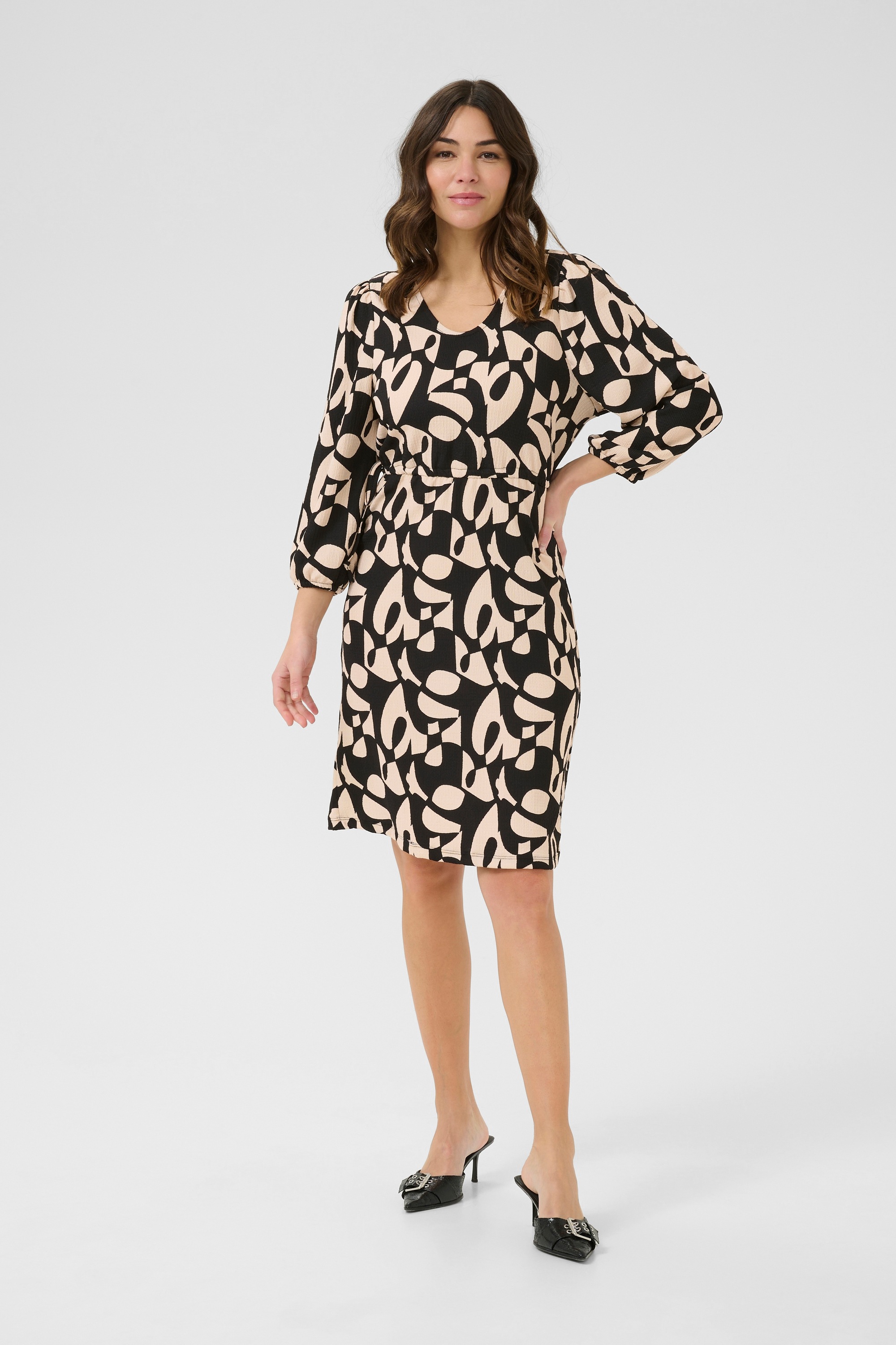 KAFFE Midikleid »Kleid KAkatrine«