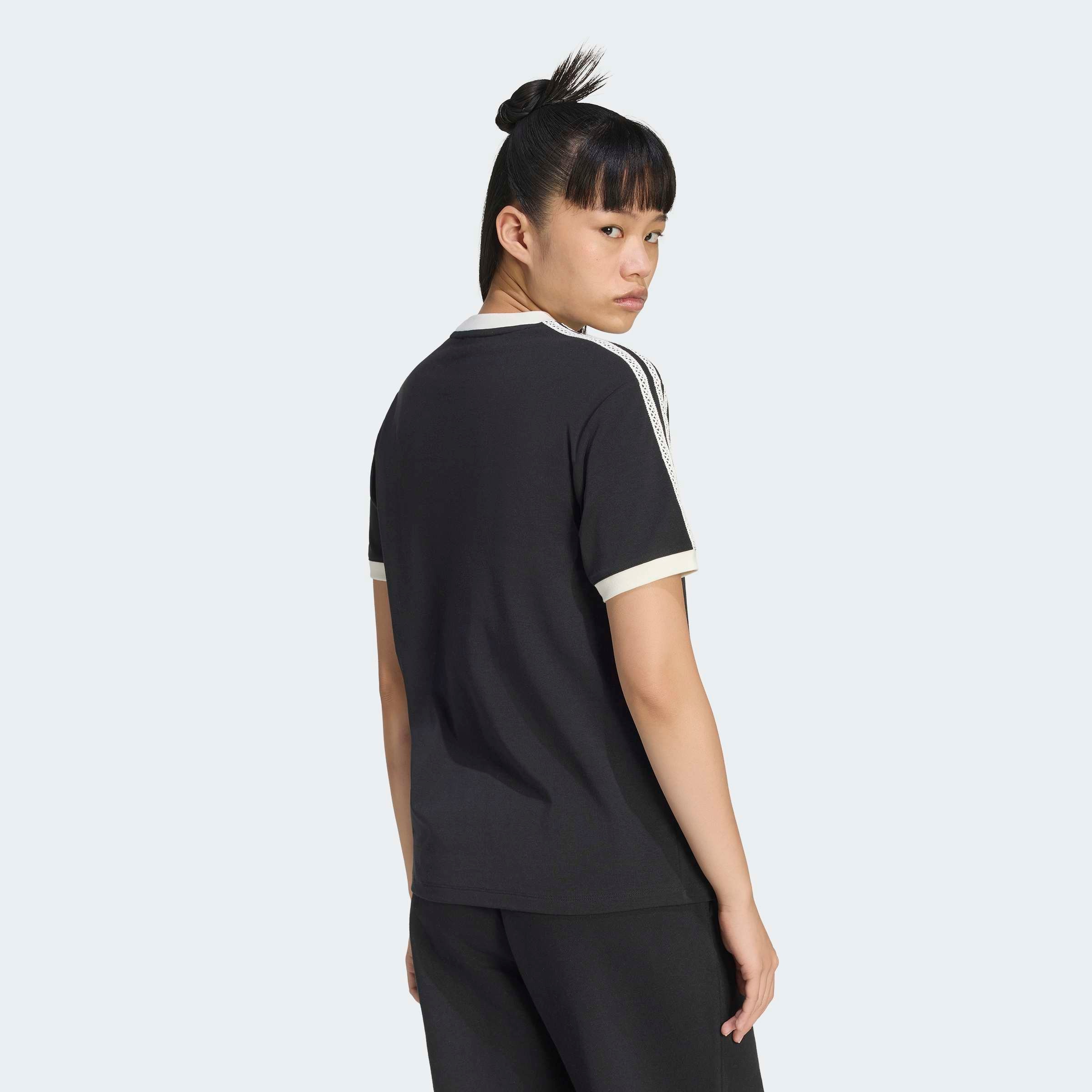 adidas Originals T-Shirt »ADIDAS ORIGINALS SUMMER GLOW ADVANCED 3-STREIFEN« mit sportlichem Stil, Rundhalsausschnitt, in normaler Länge
